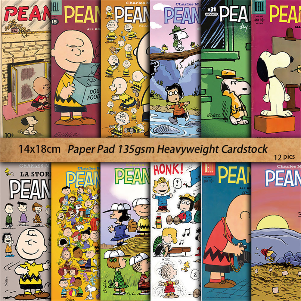 260302 Peanuts Poster Background Paper -12Pcs each pack
