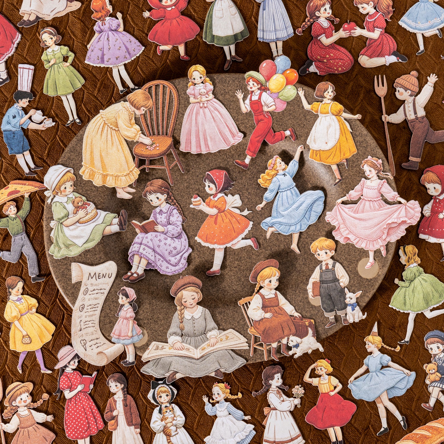Stitch Child Treasures Paper Stickers -20Pcs each pack