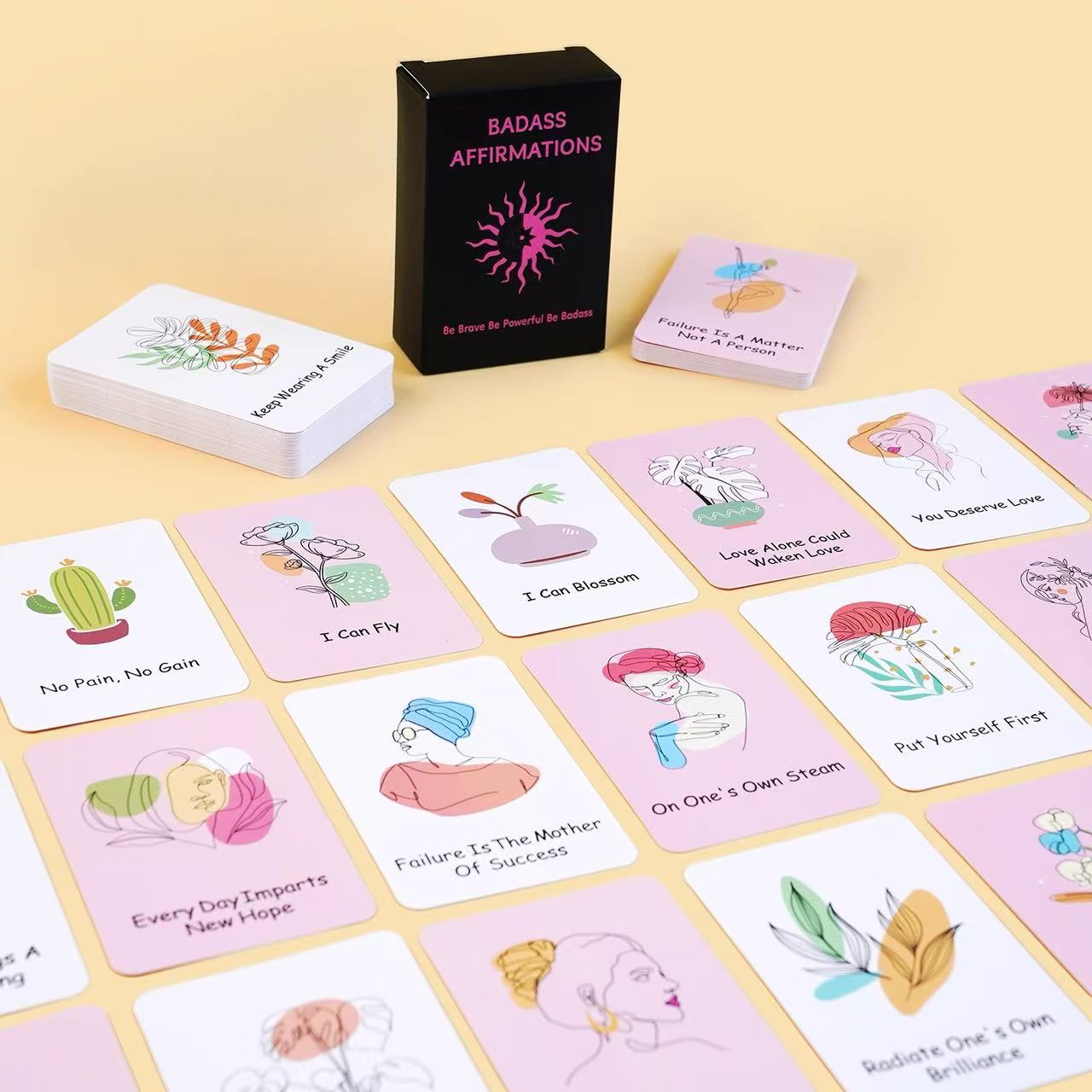 0810 Motivational copywriting ATC card 60pcs