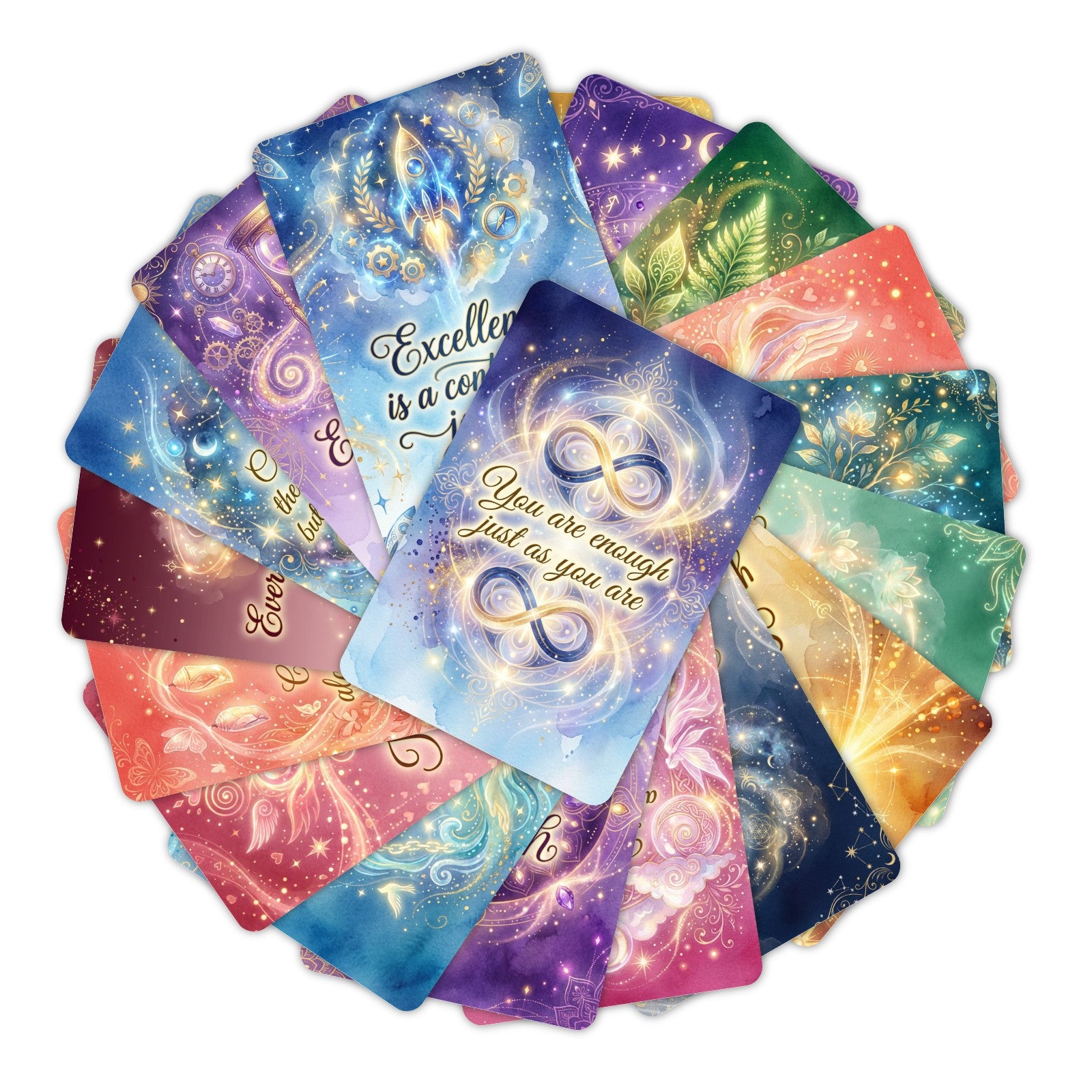 Divine Oracle Writing Cardstock 18pcs 2.36*3.5 inch