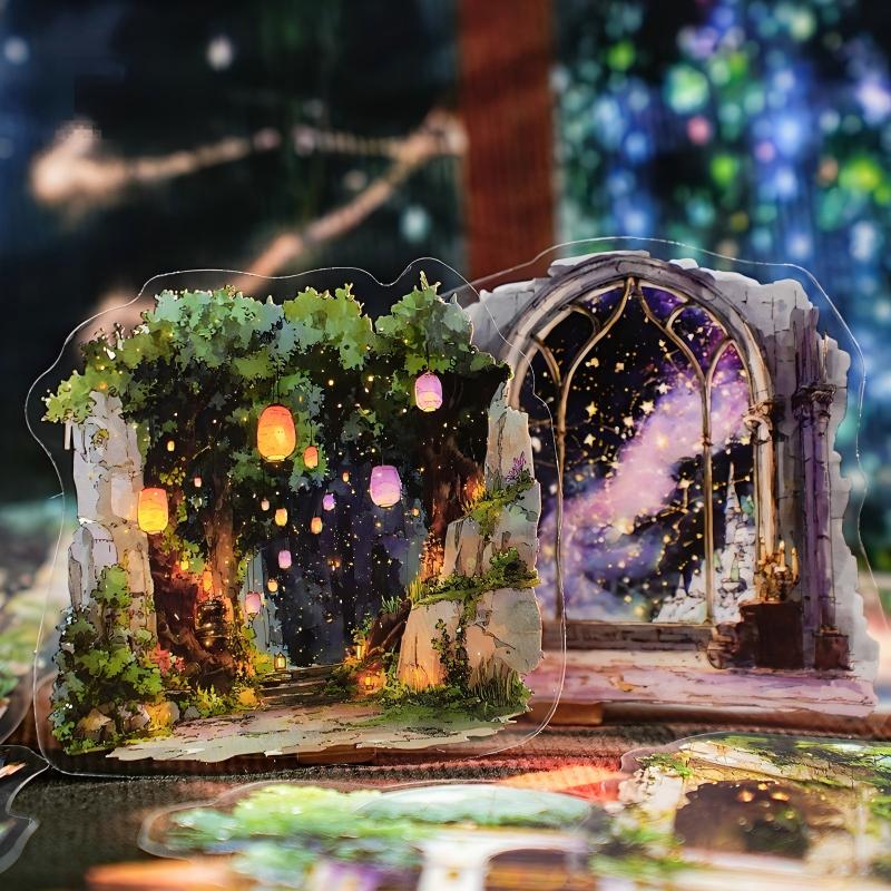 1113 Vault of Magic PET sticker -15Pcs each pack