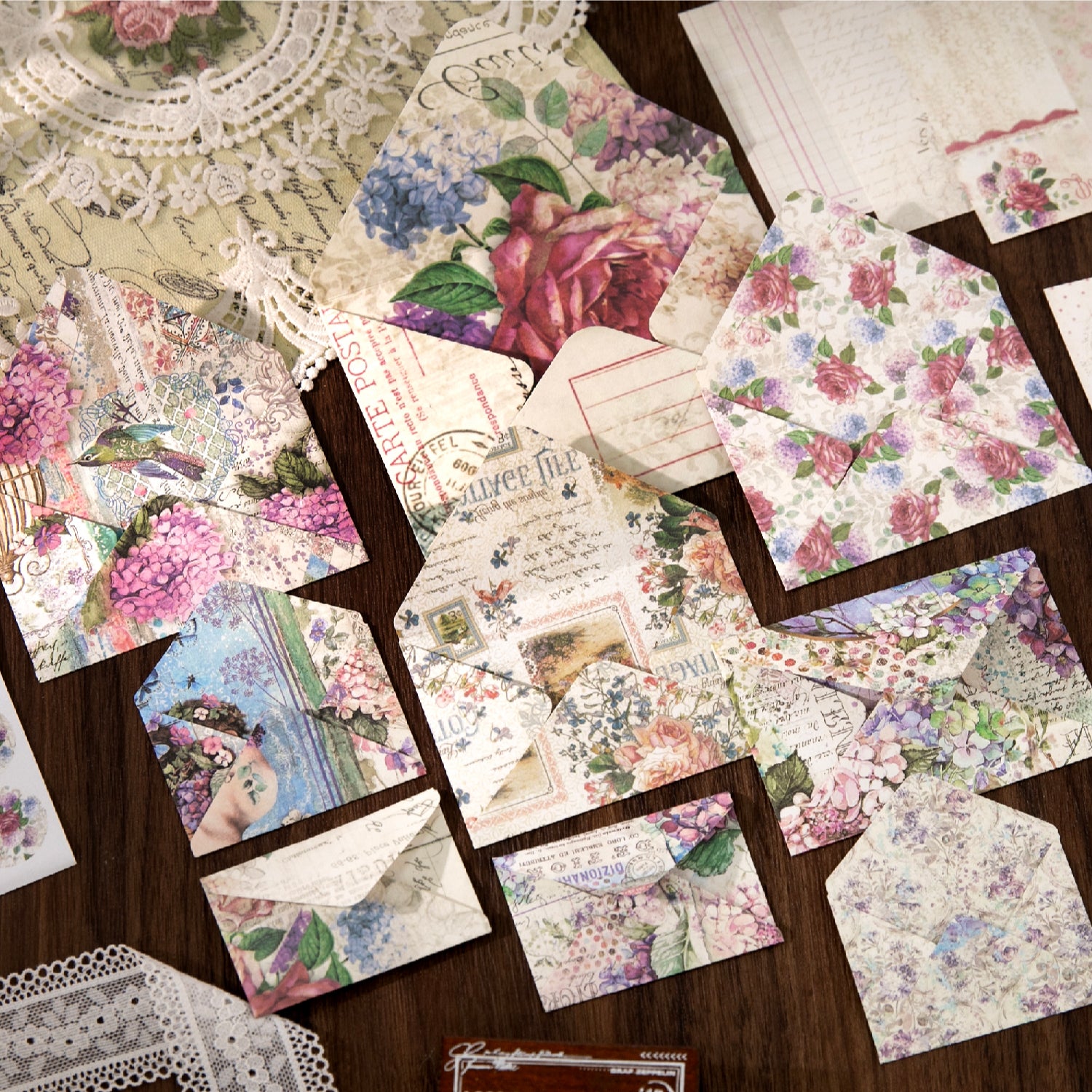 260207 Vintage style Envelope set -24Pcs each pack