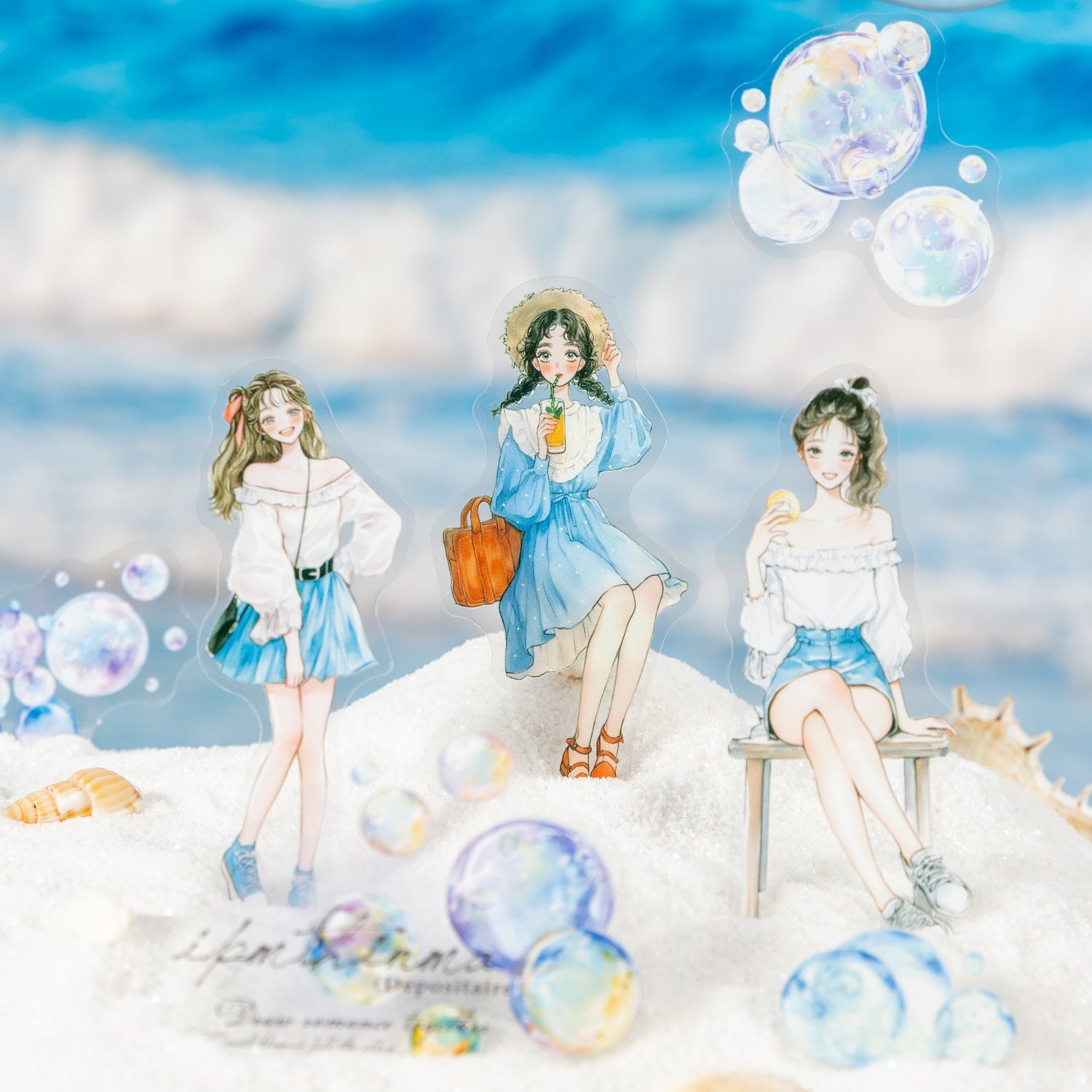 0610 Summer PET sticker -20Pcs each pack