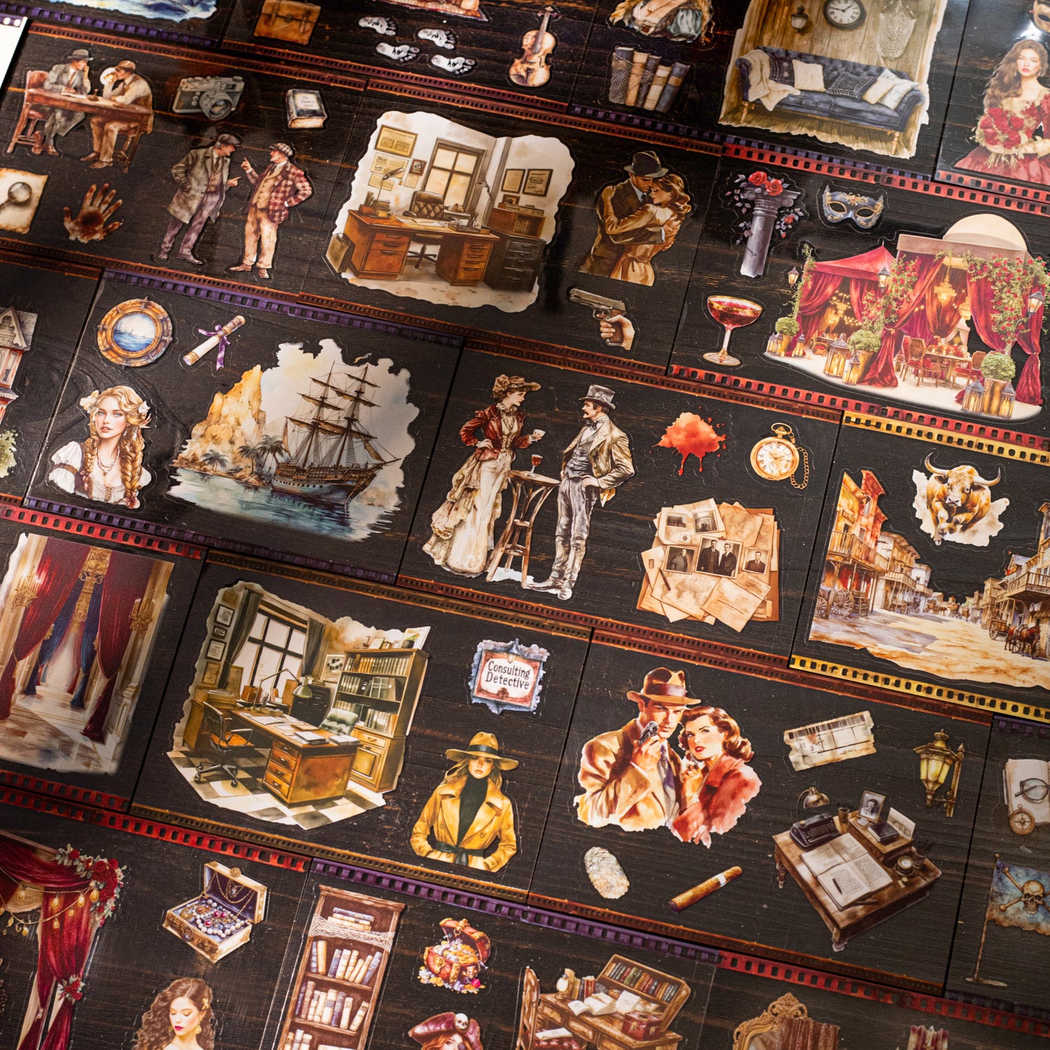 European Theater PET sticker Book -20Pcs each pack