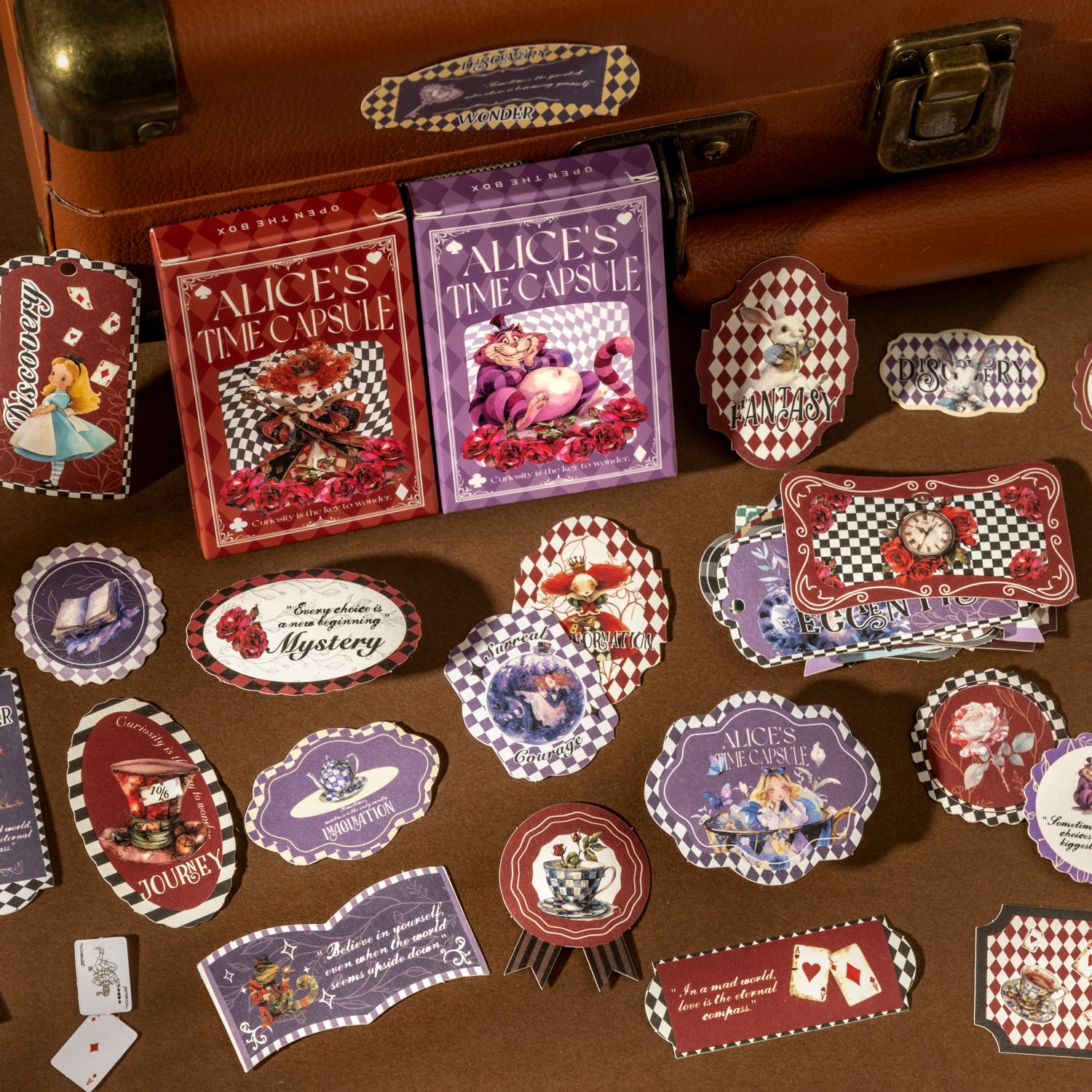 0405 Alice in wonderland Series Solid Sticker -30Pcs each pack