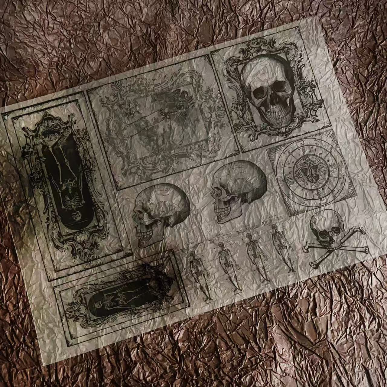 1029 A4 Dark Skull Film 1 pcs