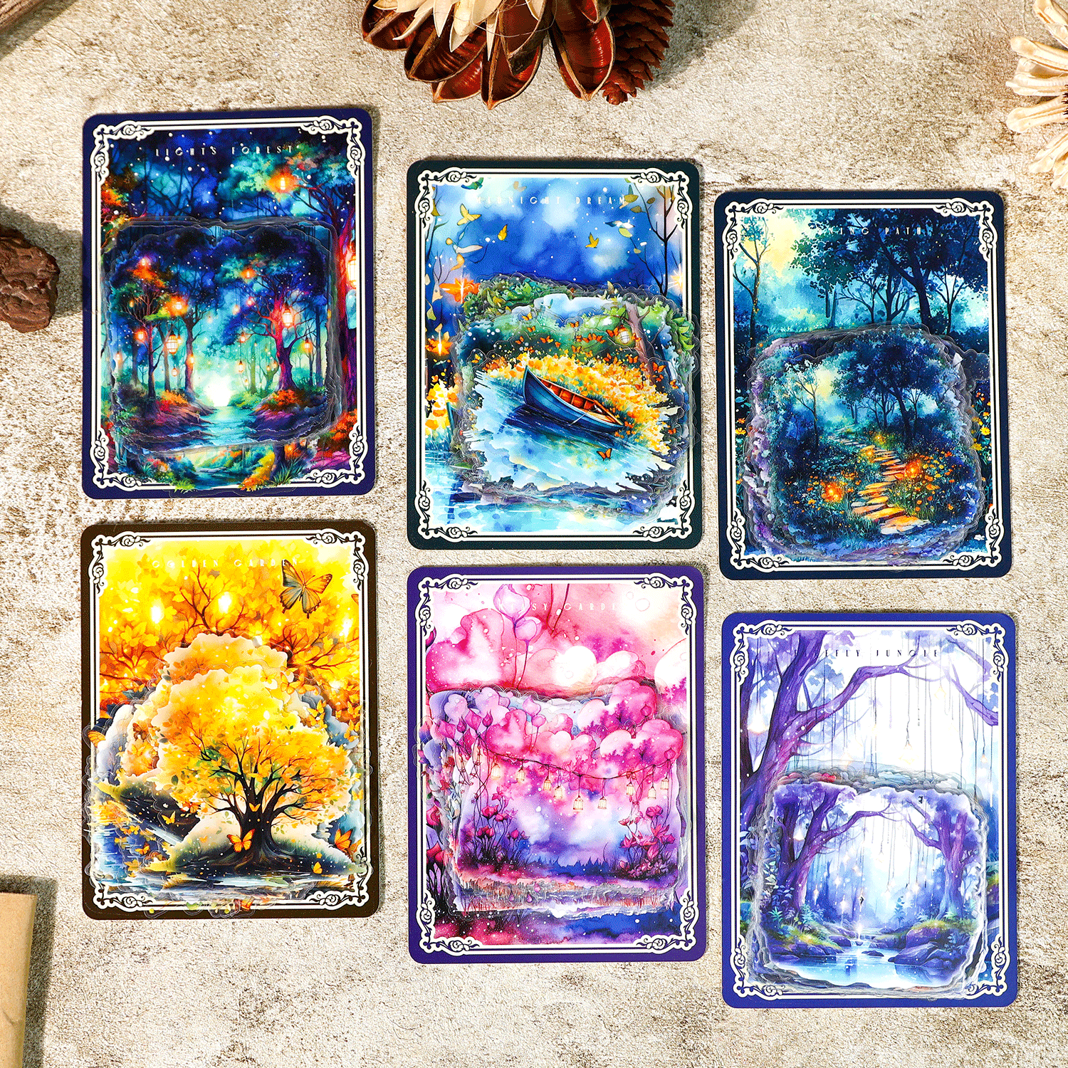 0326 Secret garden Series Sticker -20Pcs each pack