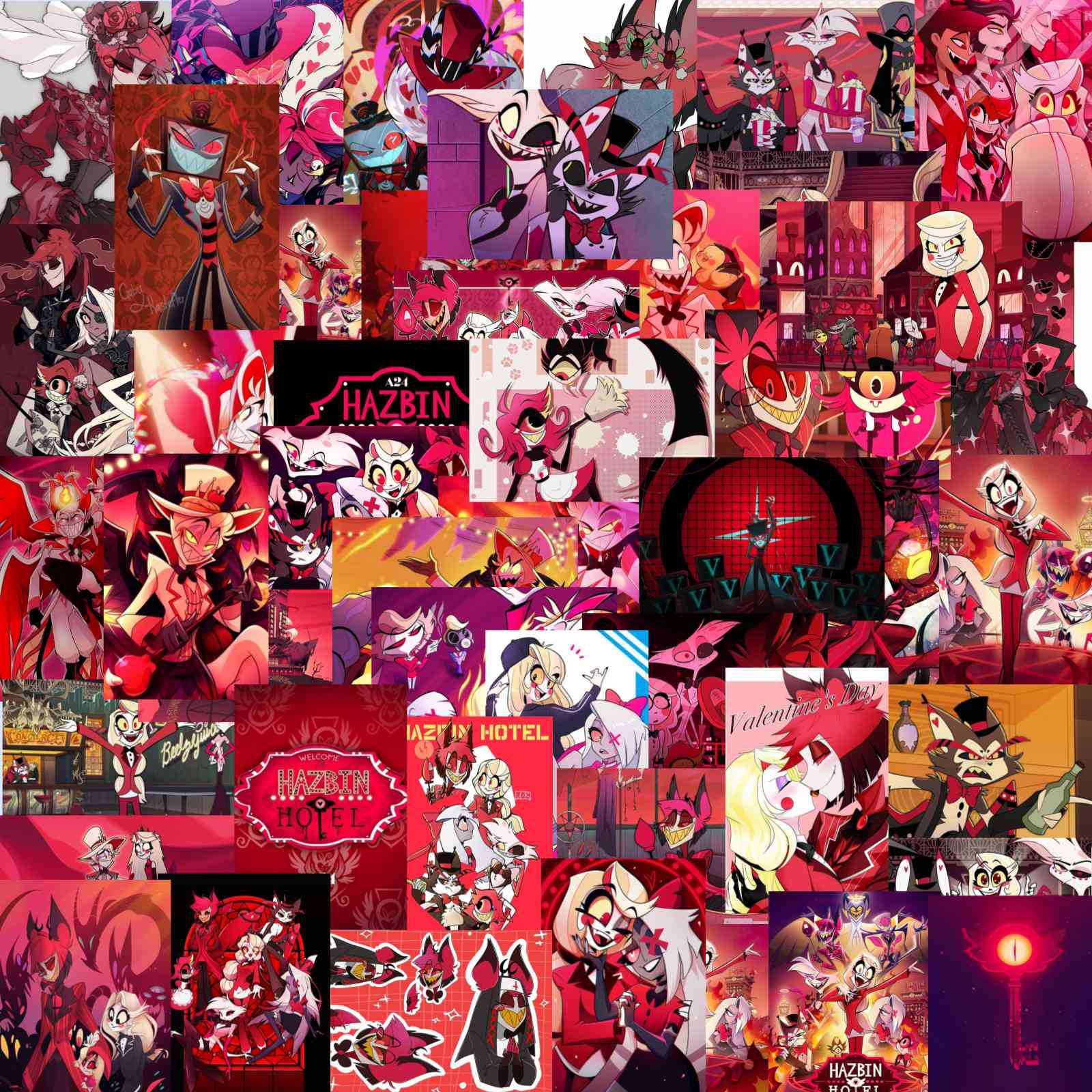 260128 50 Hazbin Hotel cardstock Sticker