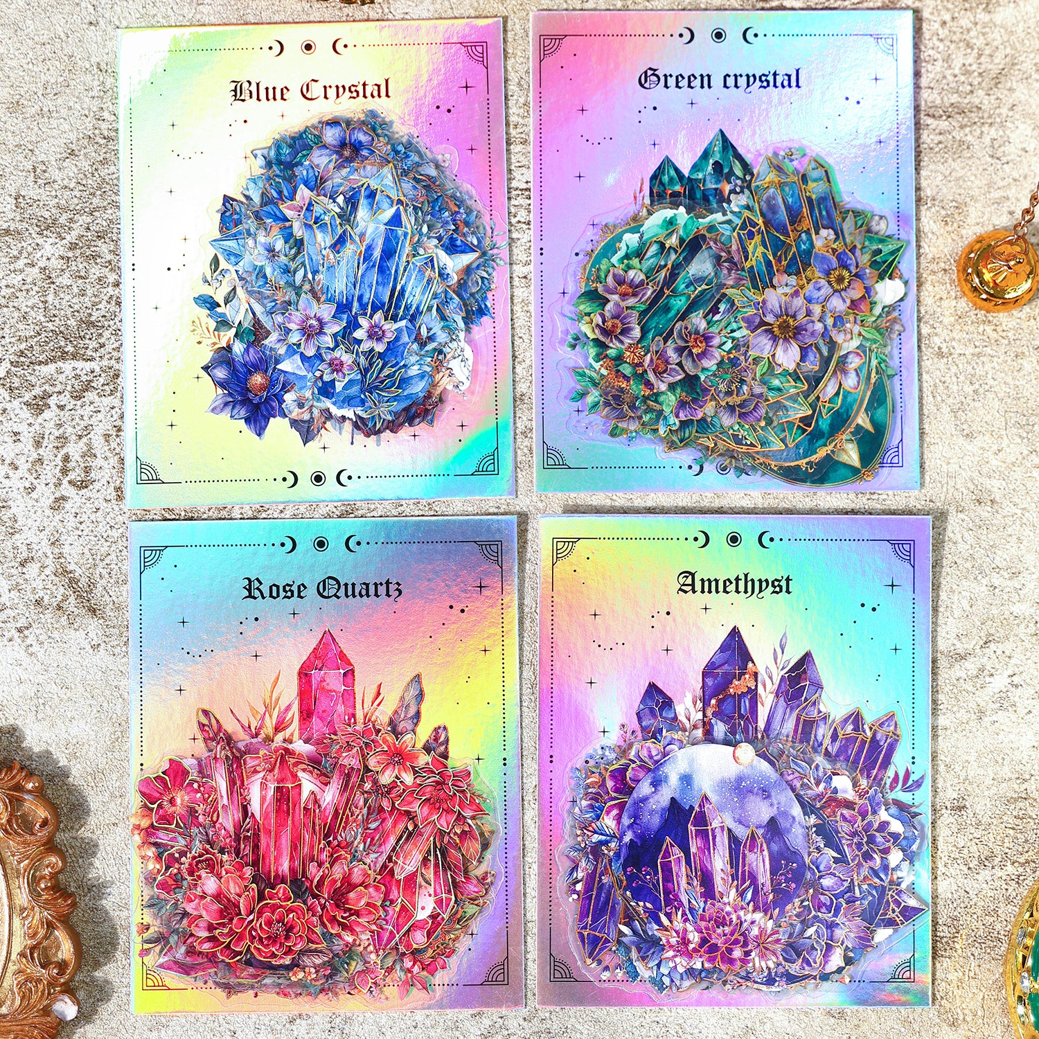 0331 Crystal Series PET Sticker -20Pcs each pack