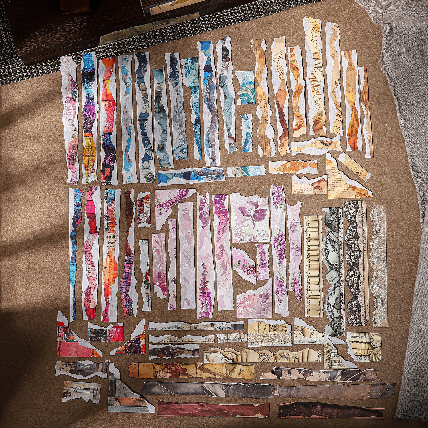 0615 Tear paper Solid sticker -30Pcs each pack