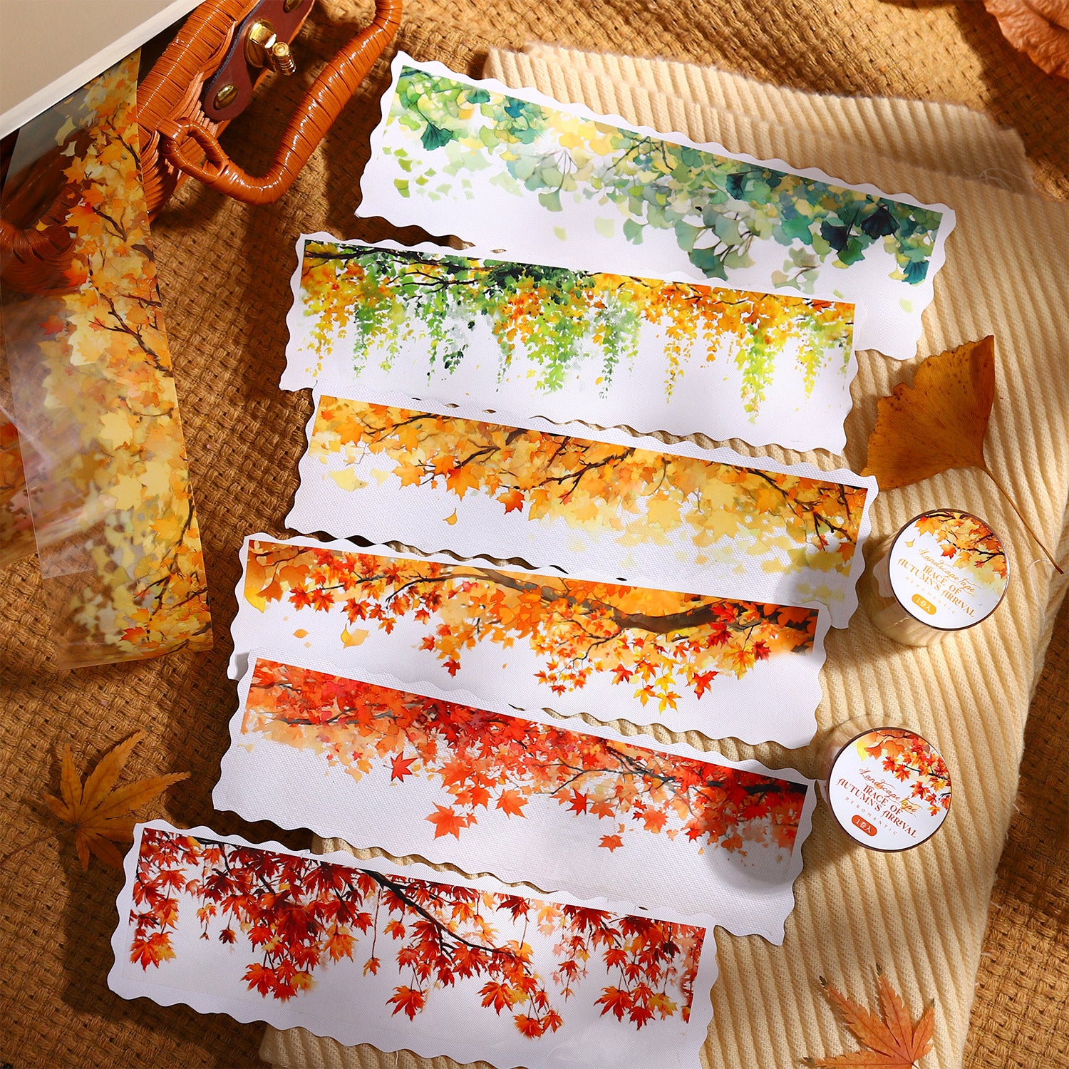 0926 Autumn leaves PET tape -5cm*2m