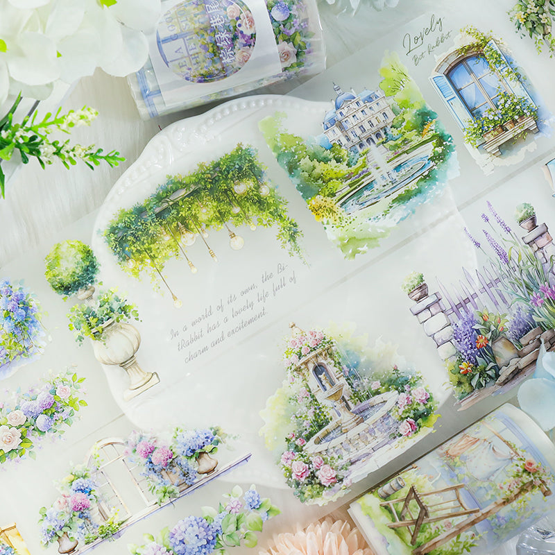 0917 T-398 Garden alley Tape -7cm*2m