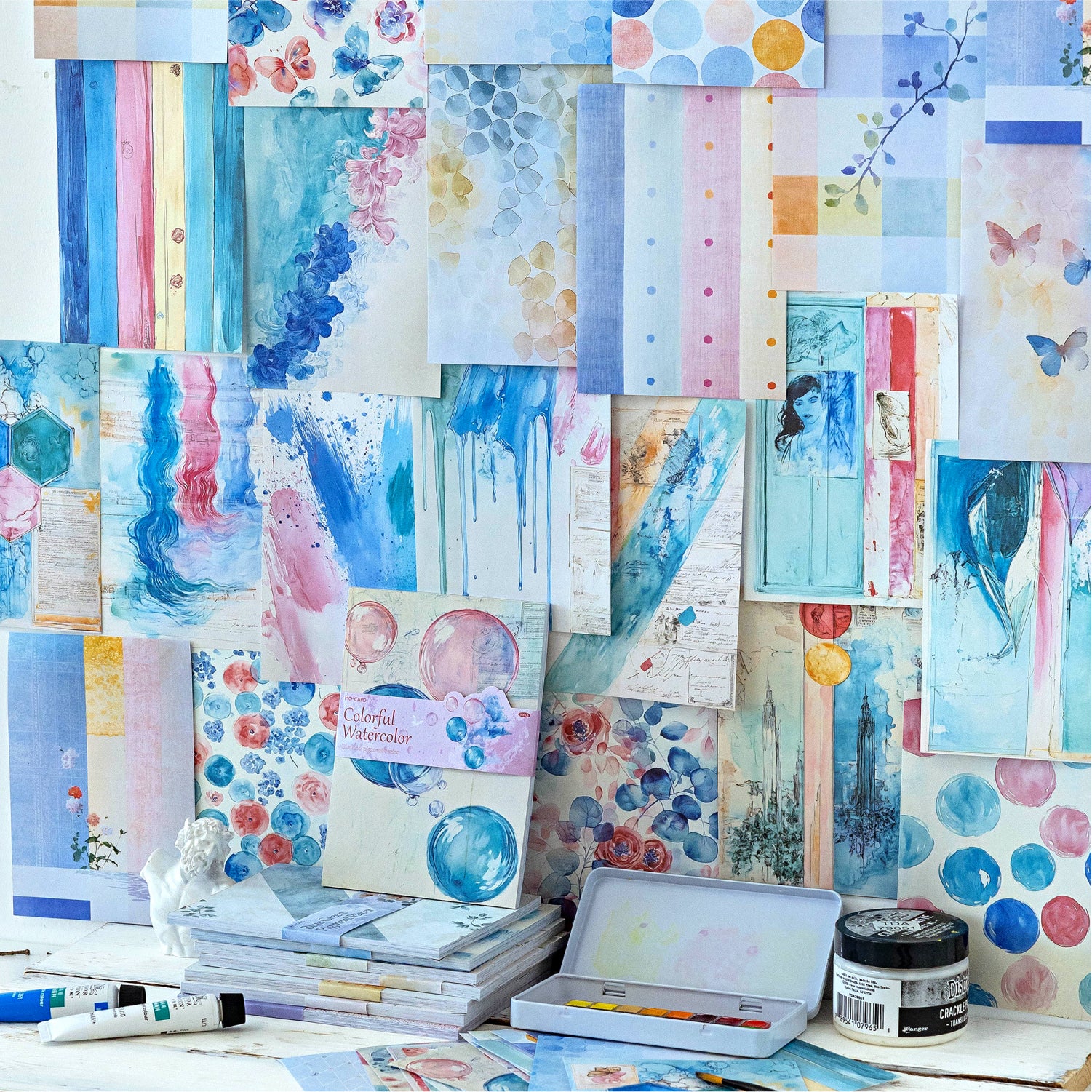 0725 Painting ink paper -50Pcs each pack