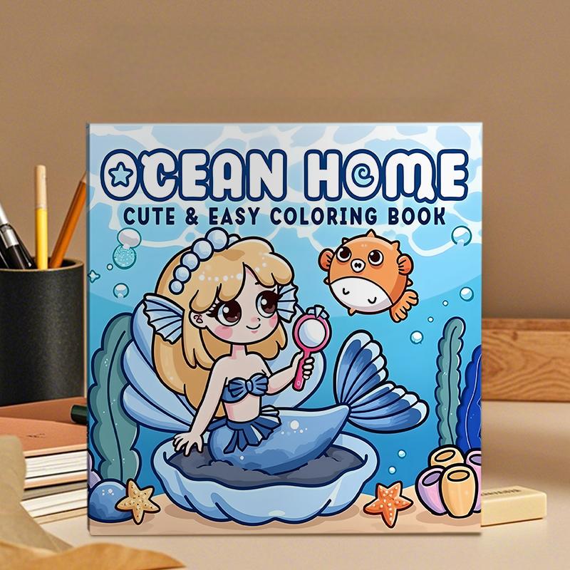 0523 Ocean home coloring book