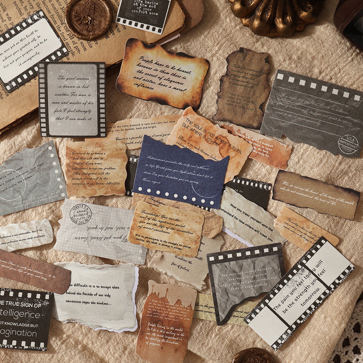 0910 Vintage Sticker -30Pcs each pack