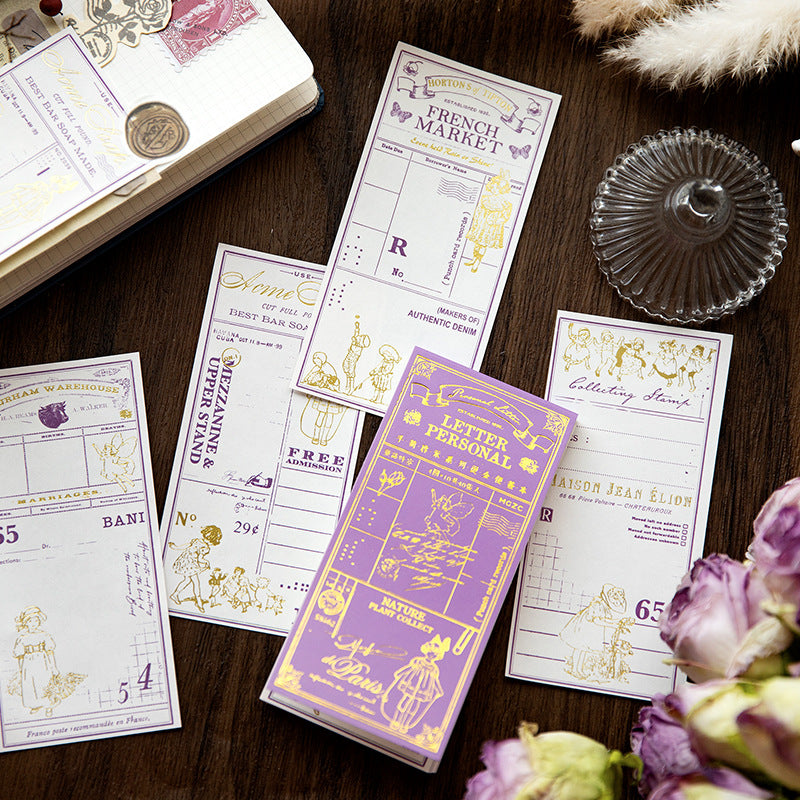 Vintage Notepad -40Pcs each pack