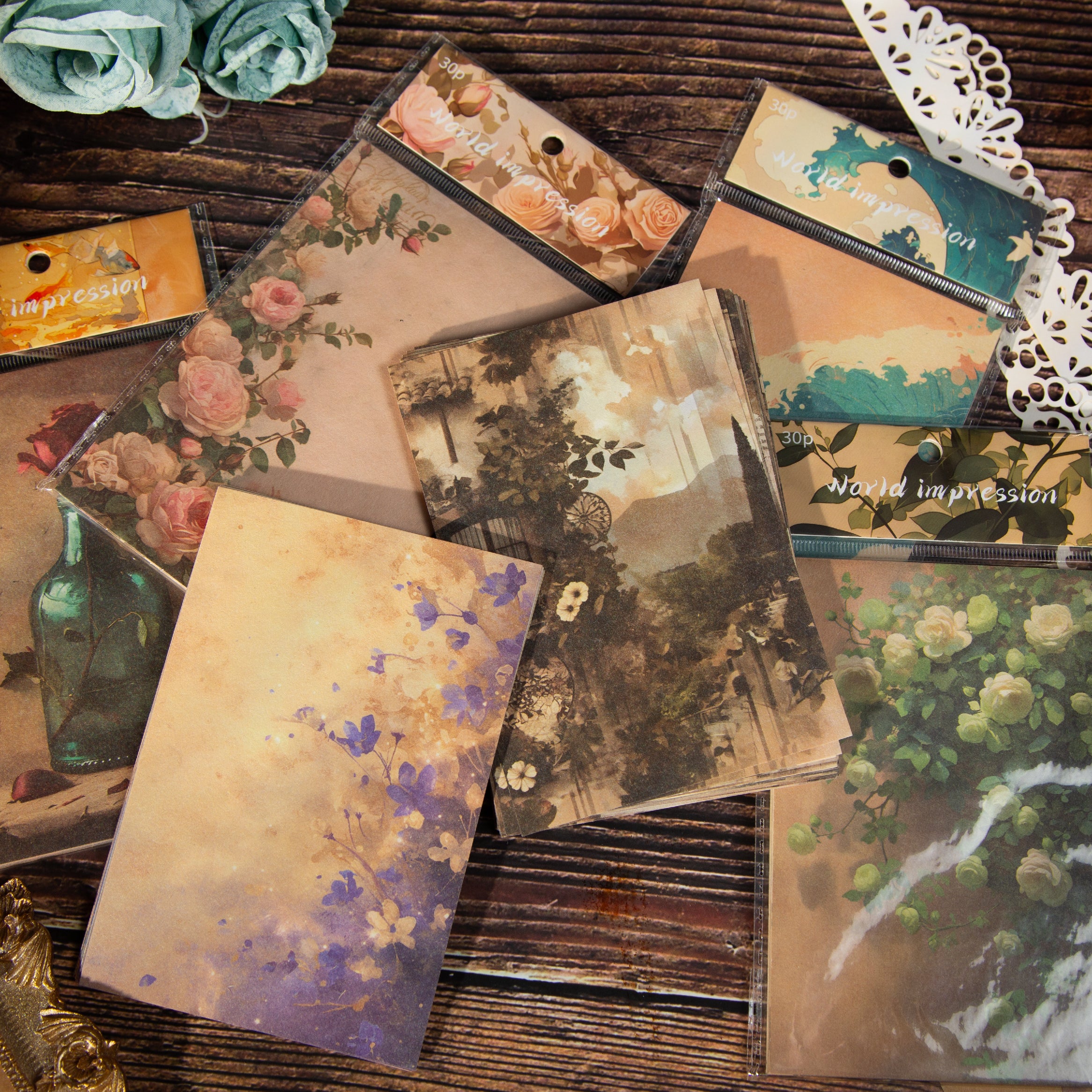 0331 World Impression Series Paper -30Pcs each pack