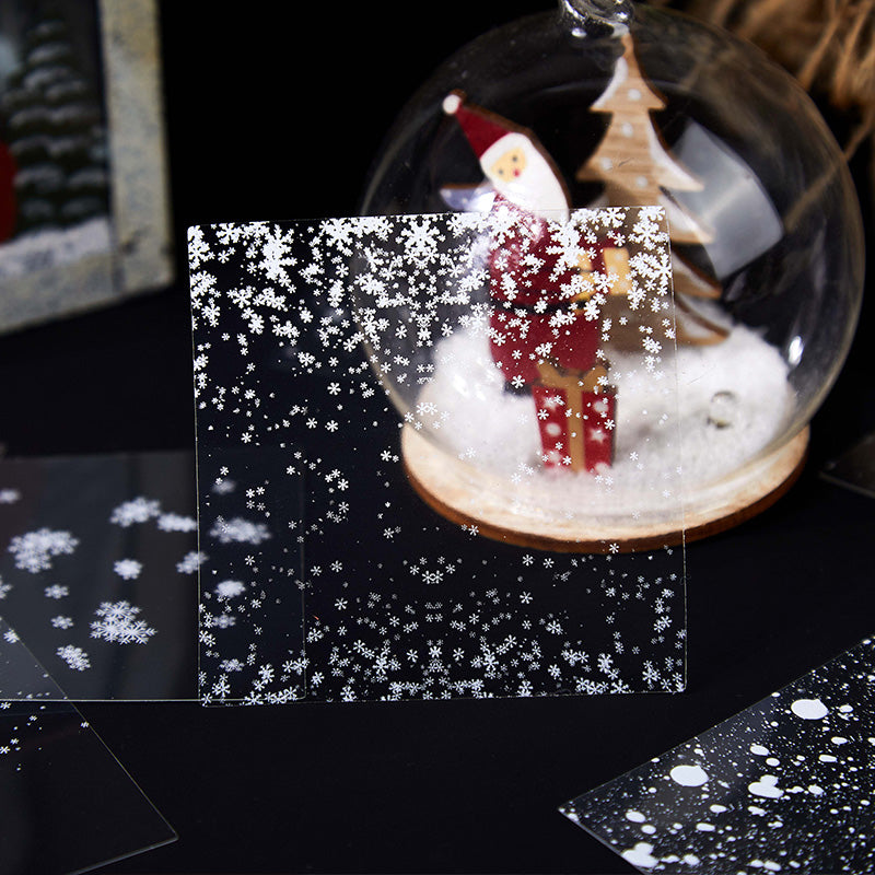 There is snow today PET sticker -20Pcs each pack