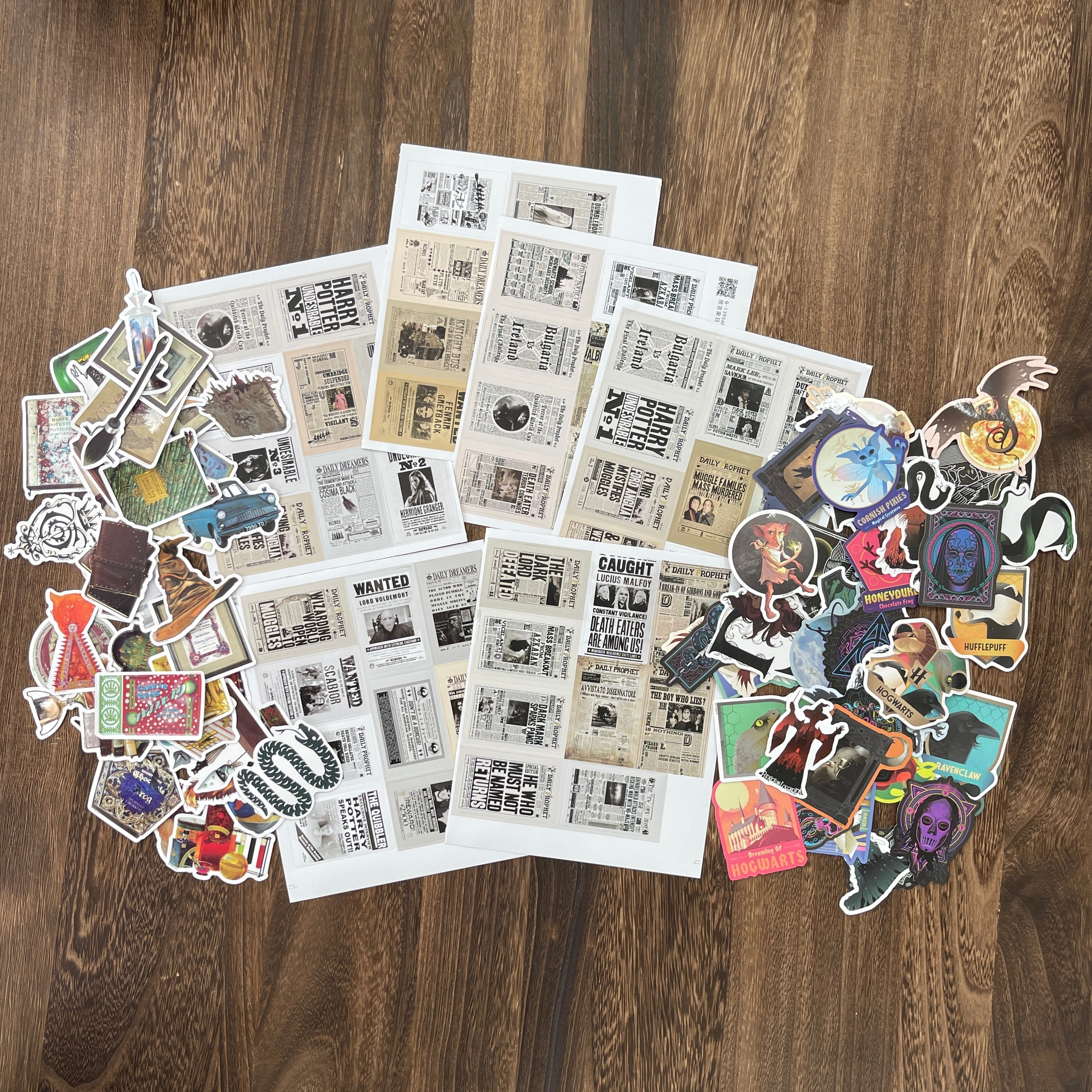 HP magic sticker set