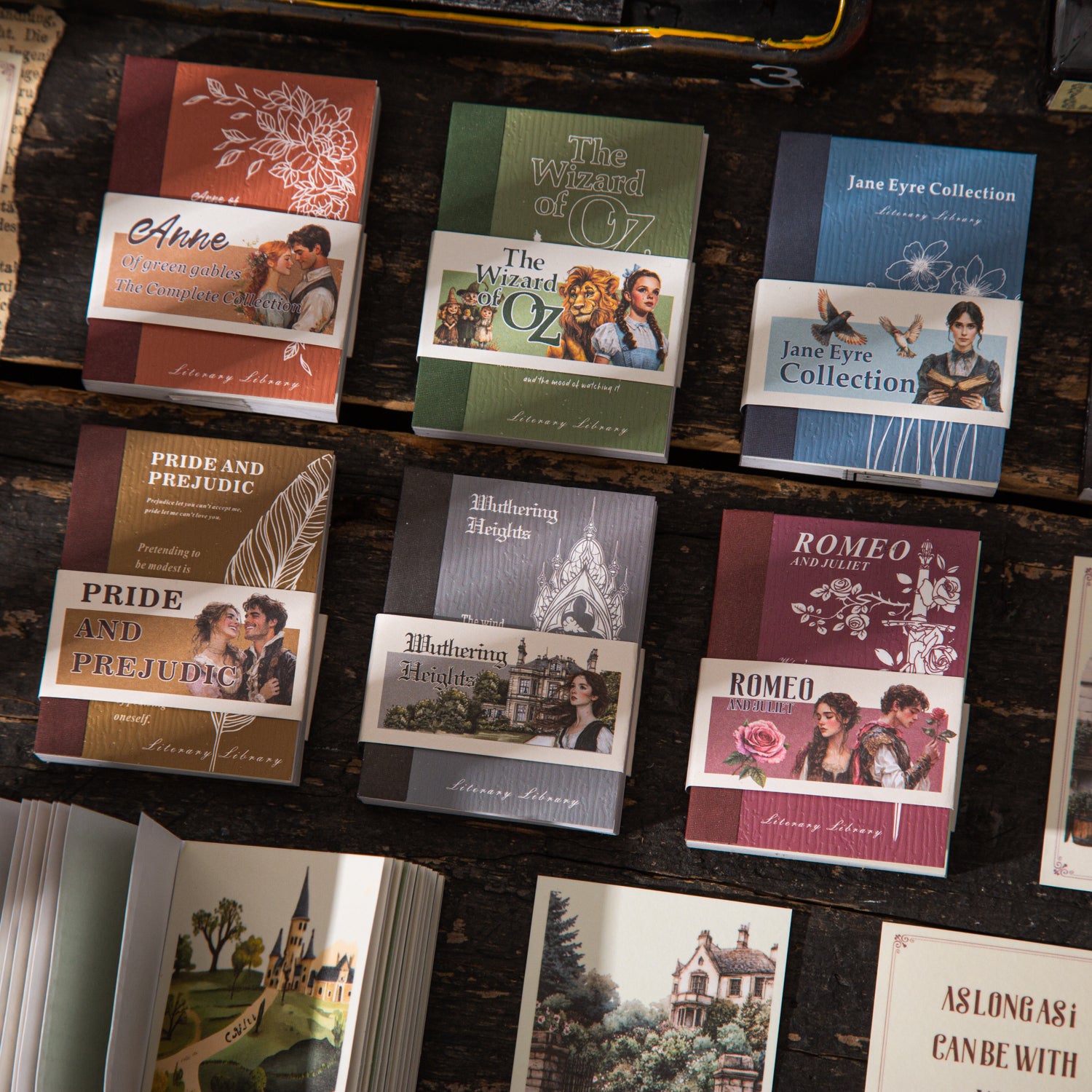 0423 Literary library Series Paper -48Pcs each pack