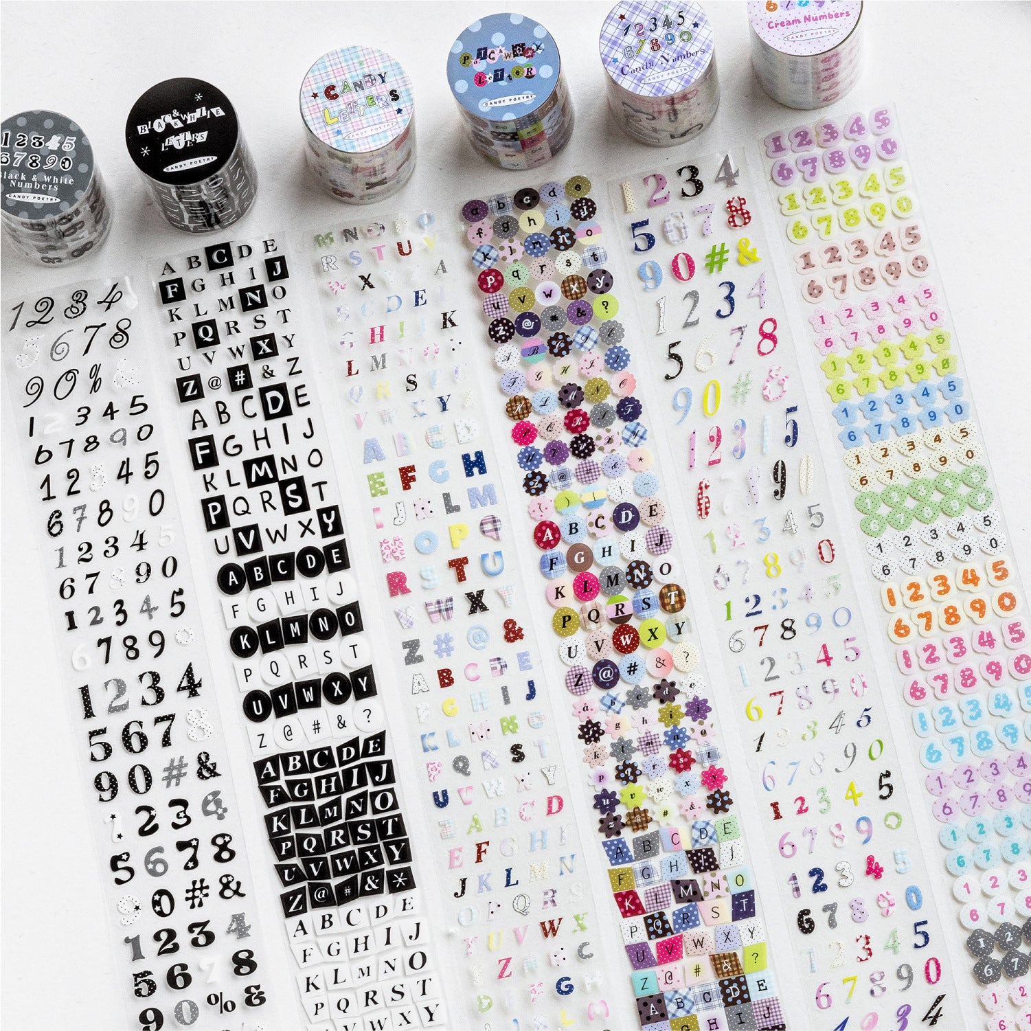 Bulk character elements Pre-cut PET Tape (5cm x 2m)