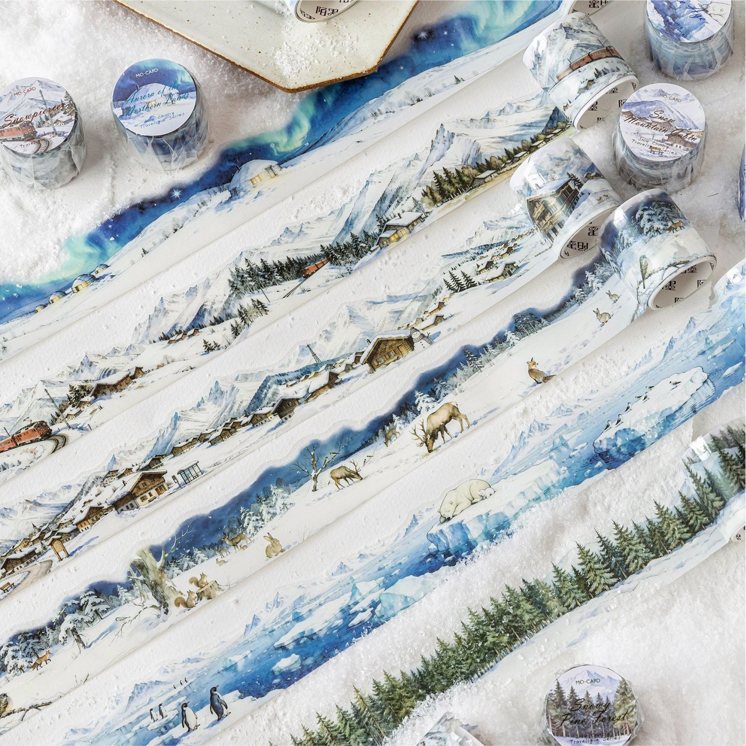 Snow Country Travelogue PET Tape -4cm*2m