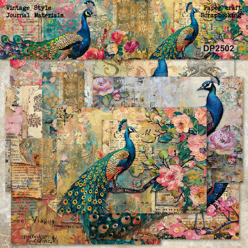 0306 A5 background paper DP2502 -8Pcs each pack