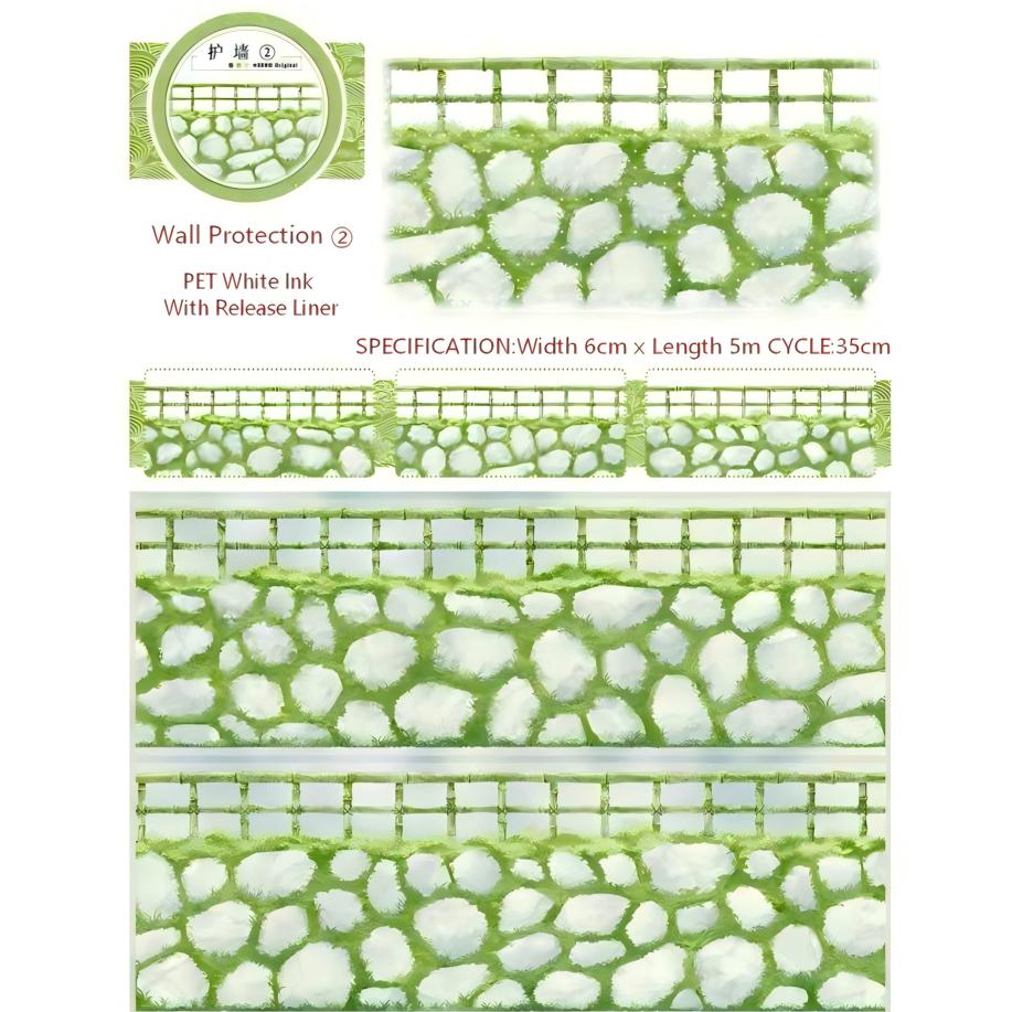 Wall Protection 2 PET Tape -6cm*5m