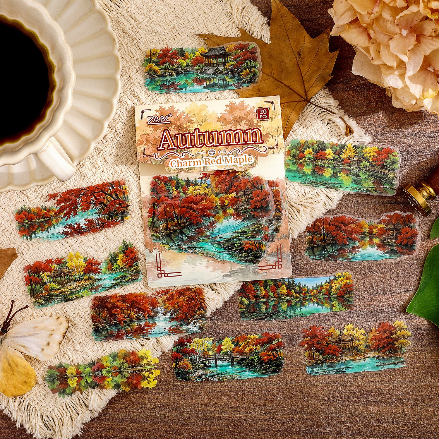 Rustic Retreat PET Stickers -20Pcs each pack