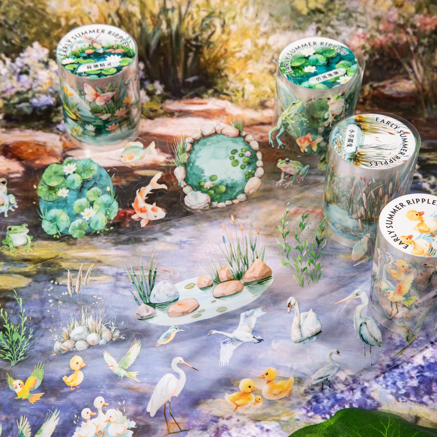 0325 Early summer ripples Series PET tape -5CM*2m