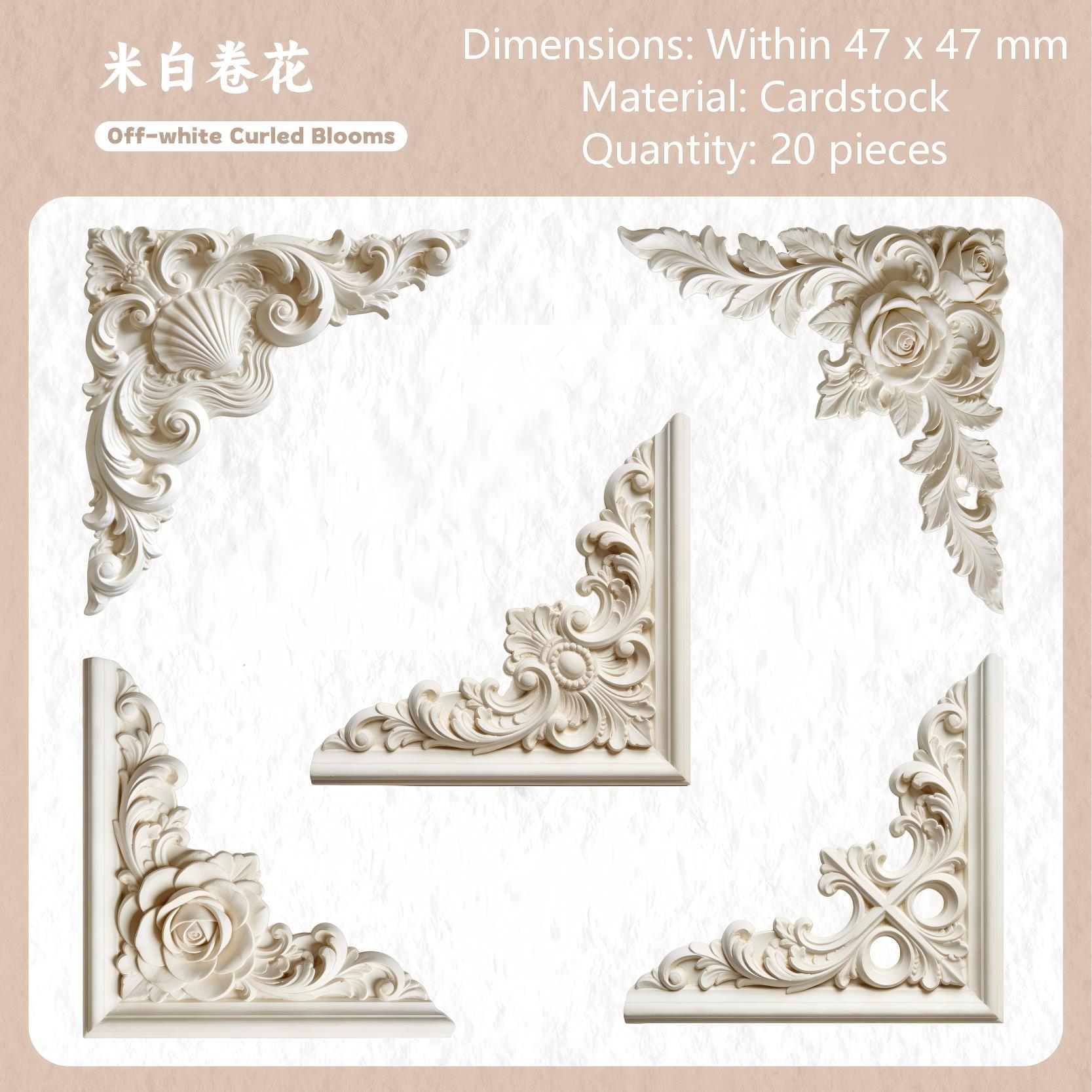 Relief cardstock sticker -20Pcs each pack