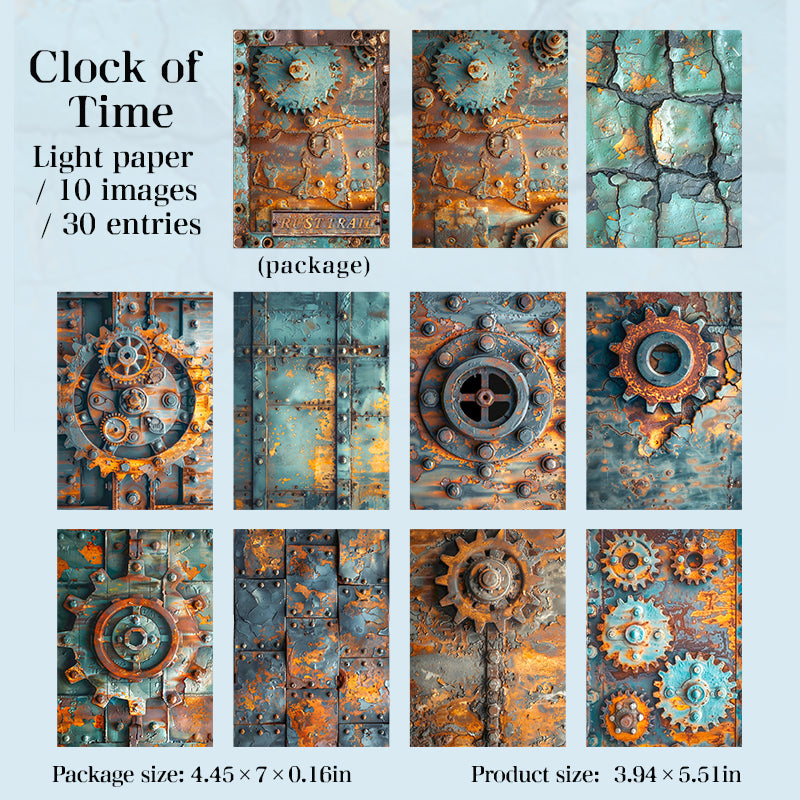 Rust trail paper -30Pcs each pack