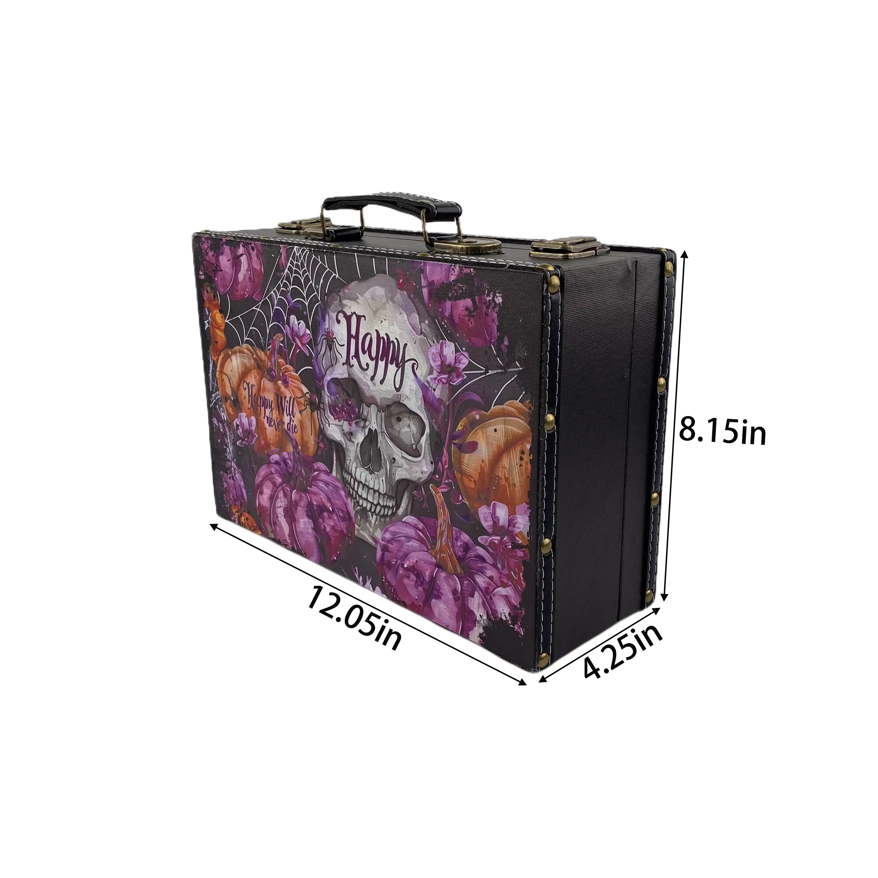 G54- "Happy will never die" suitcase