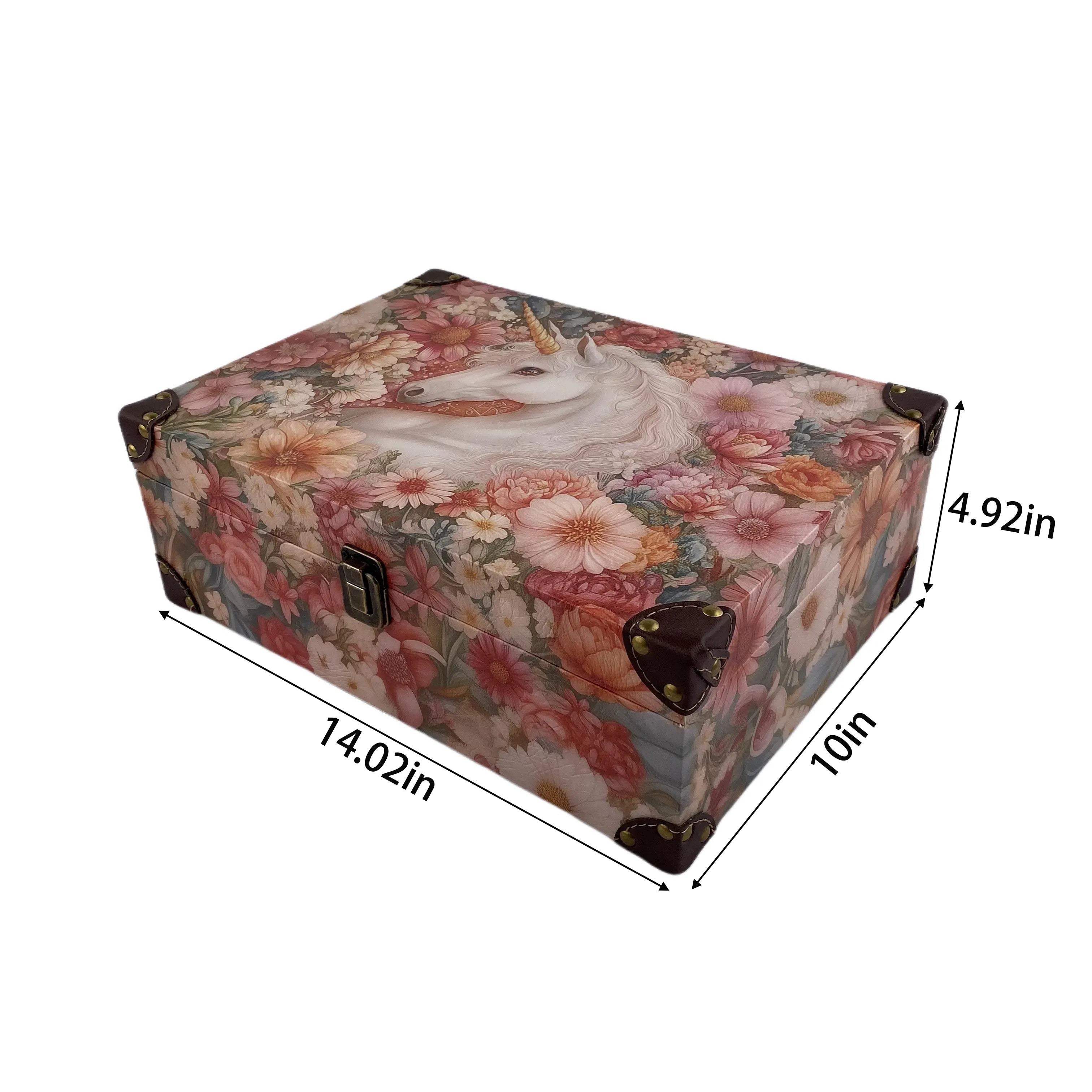 G85- Unicorns Wooden box