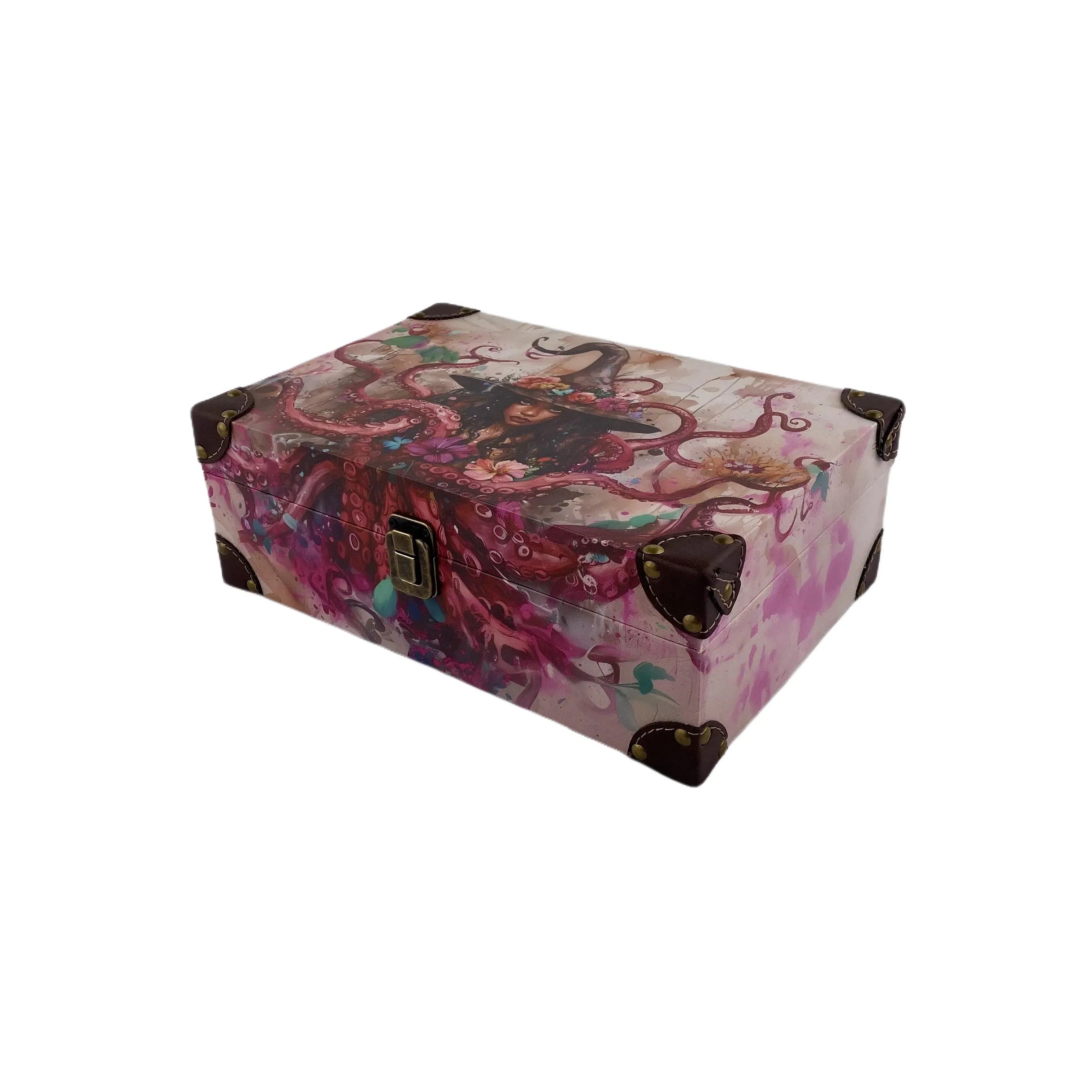 G88- Octopus Witch wooden box