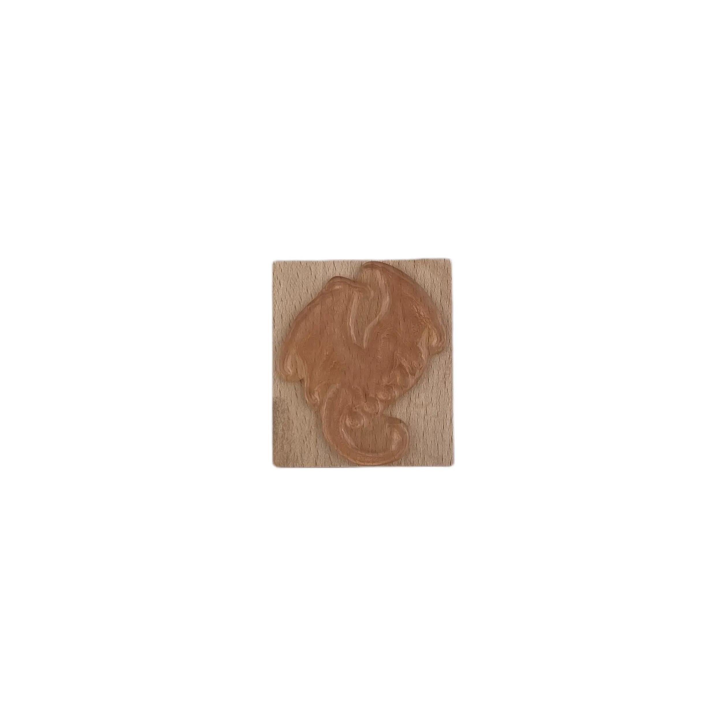 Dragon wooden stamp 8*7 cm