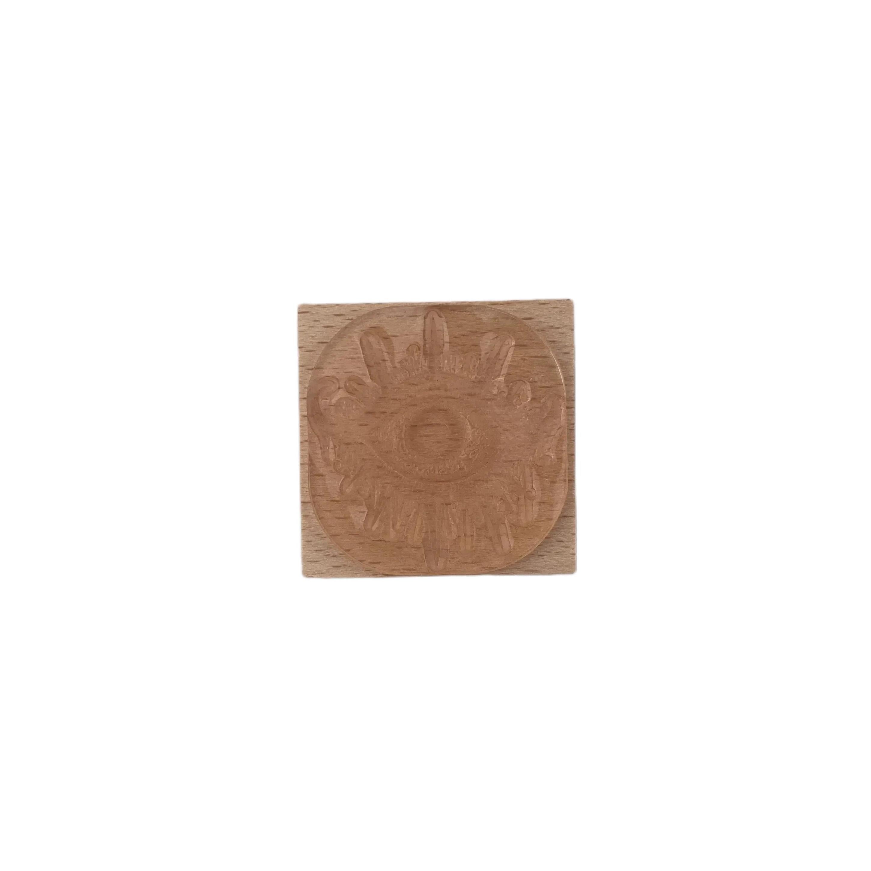 Devil's Eye wooden stamp 4*4 cm