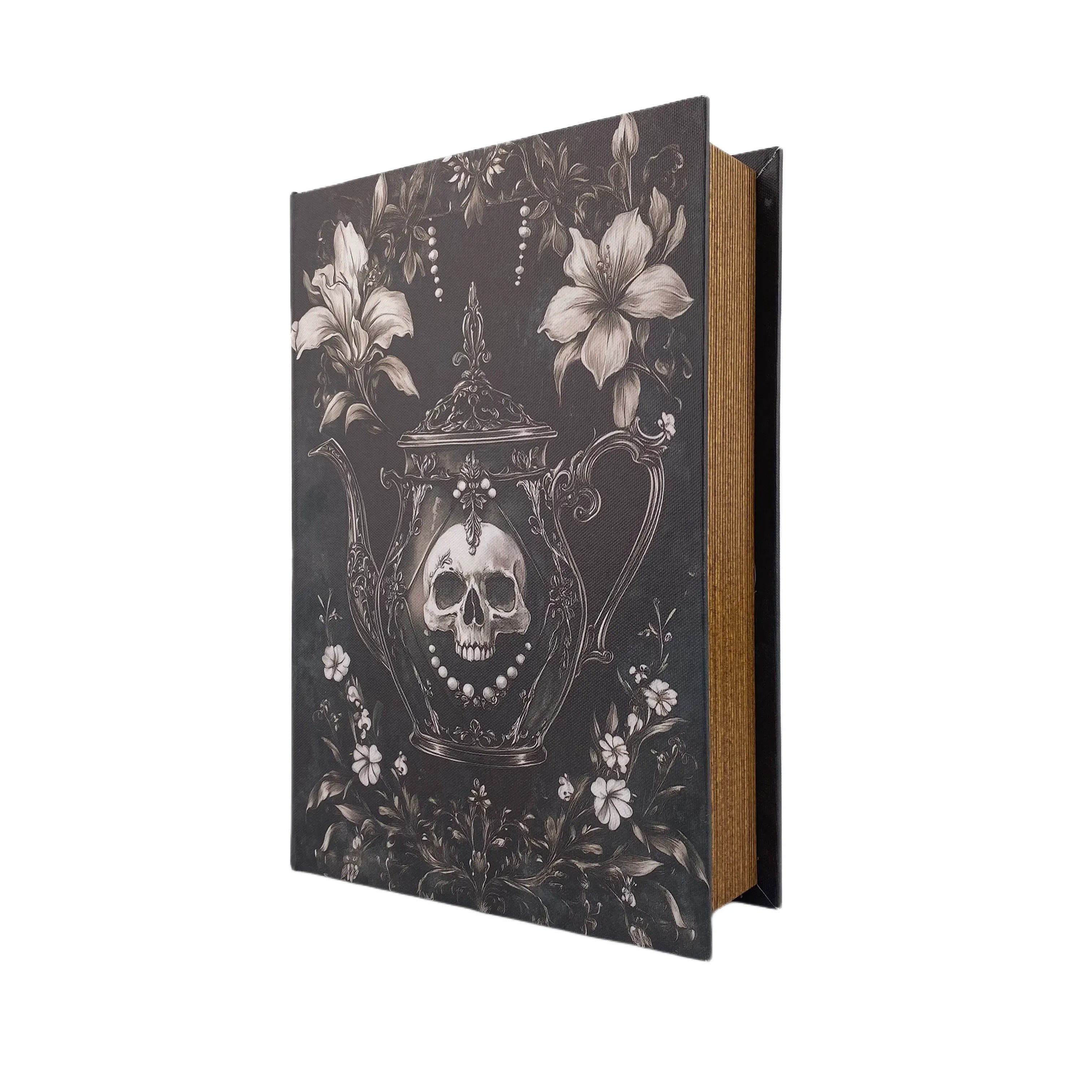 G125- Skull Teapot book box