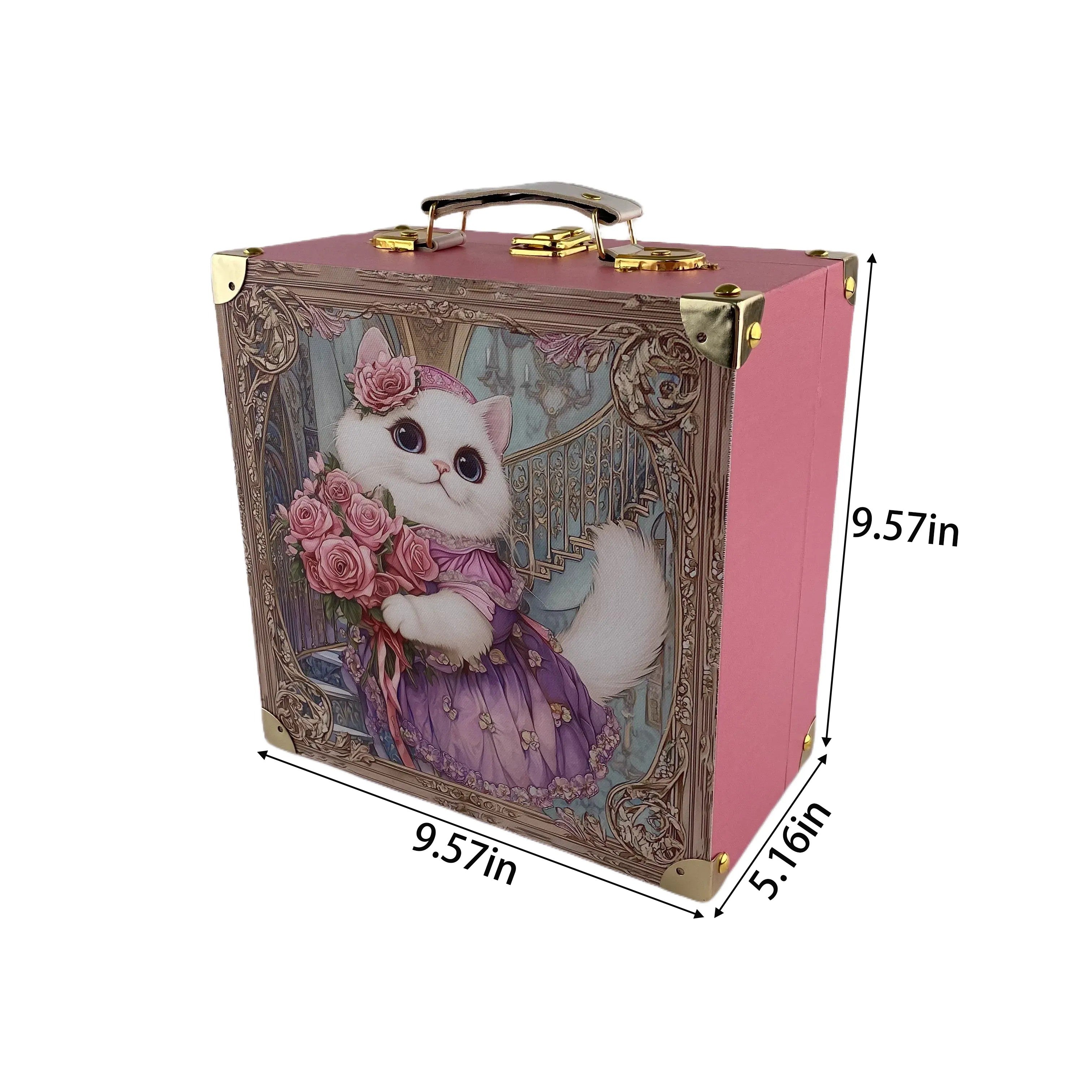 G132- Cat Princess suitcase