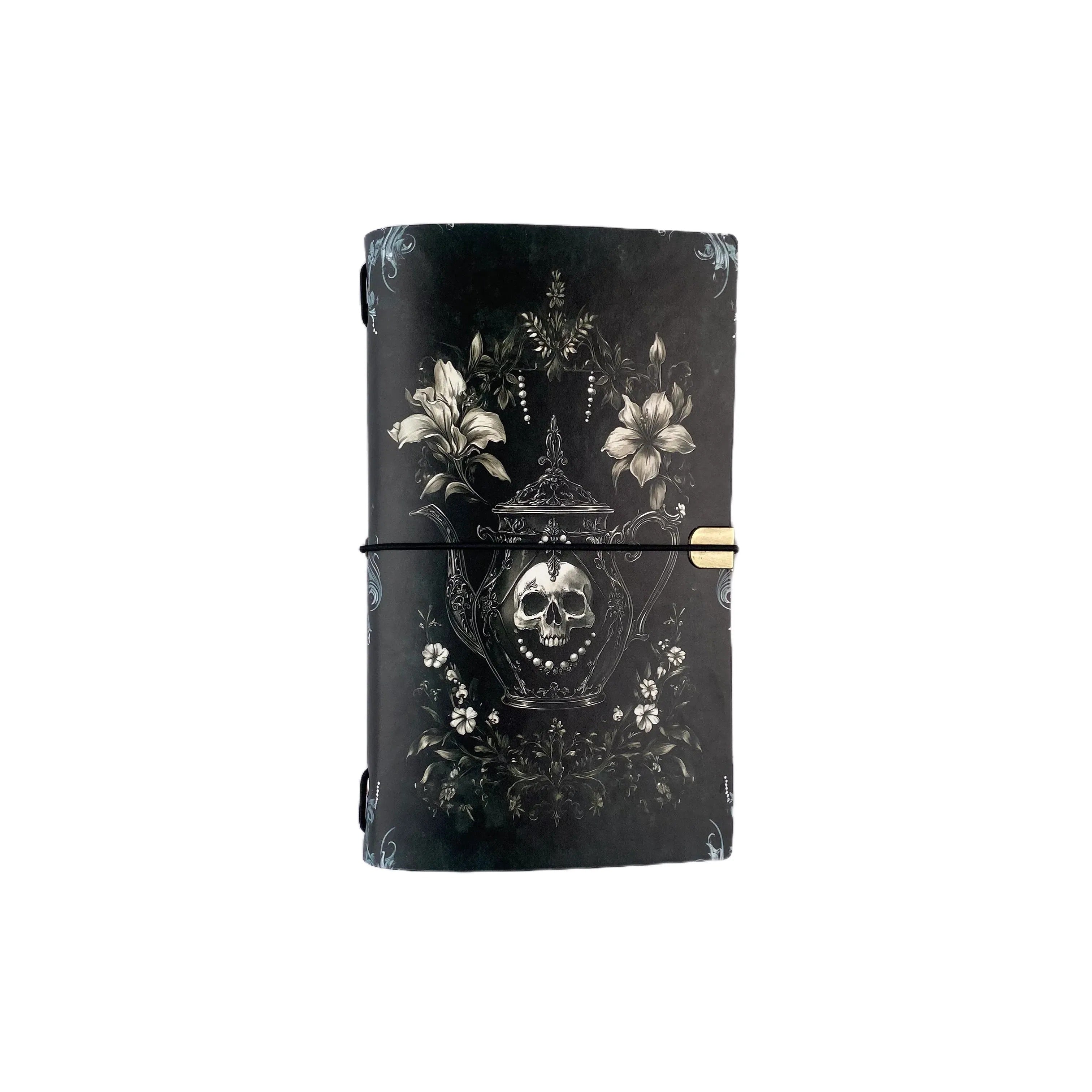 J65- Skull teapot journal*A6