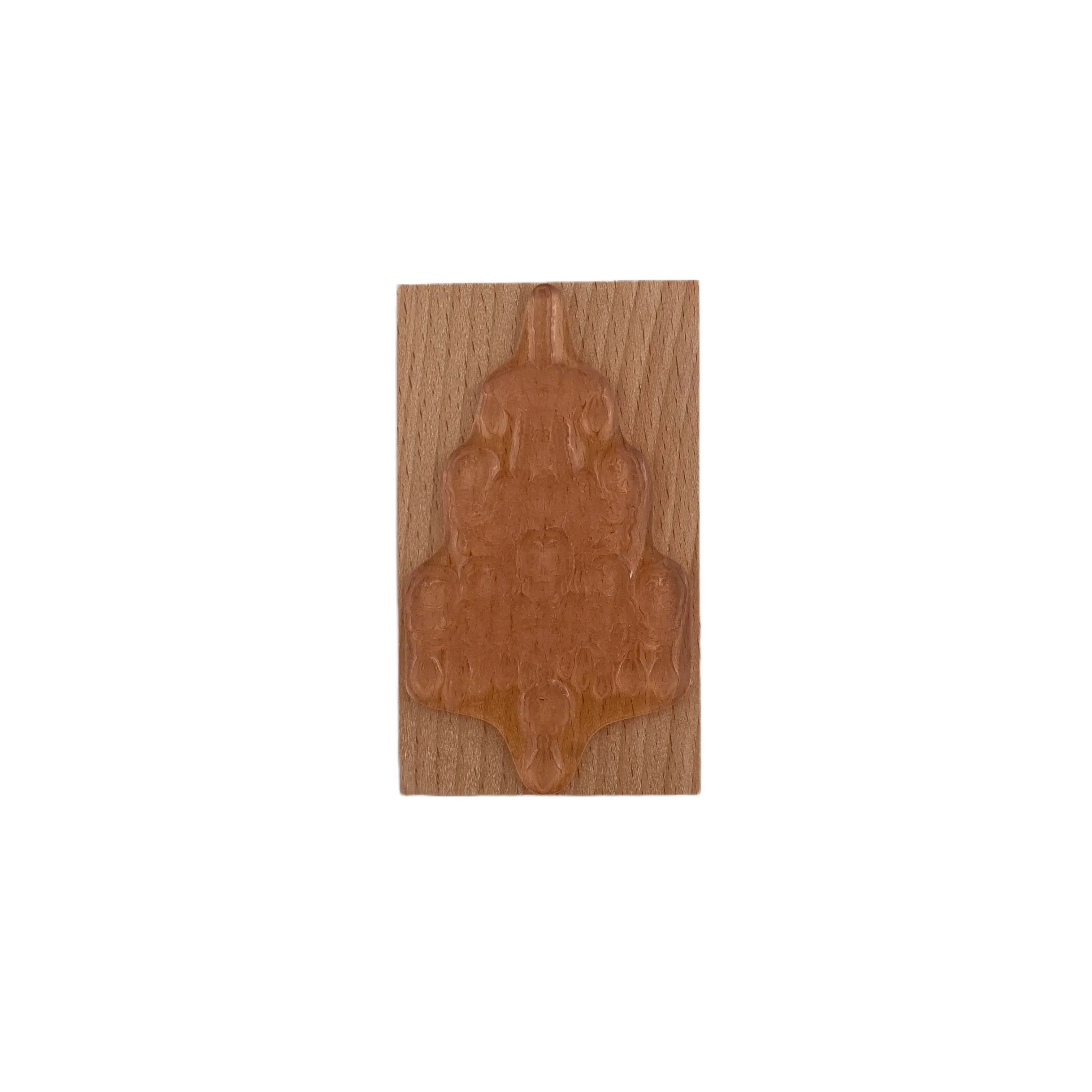 Skull Chandelier Wooden Stamp 9.5*6cm