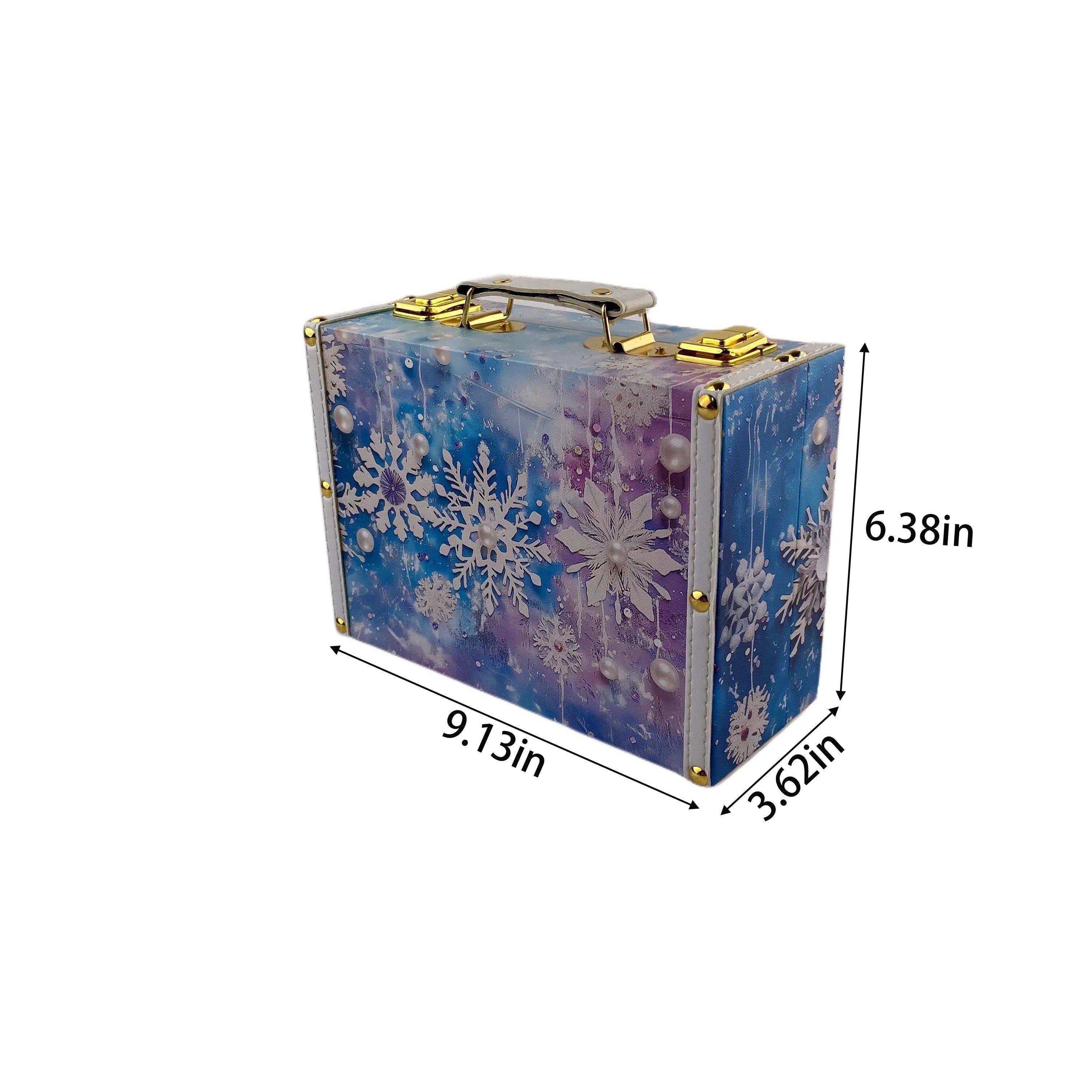 G148- Snowflake suitcase