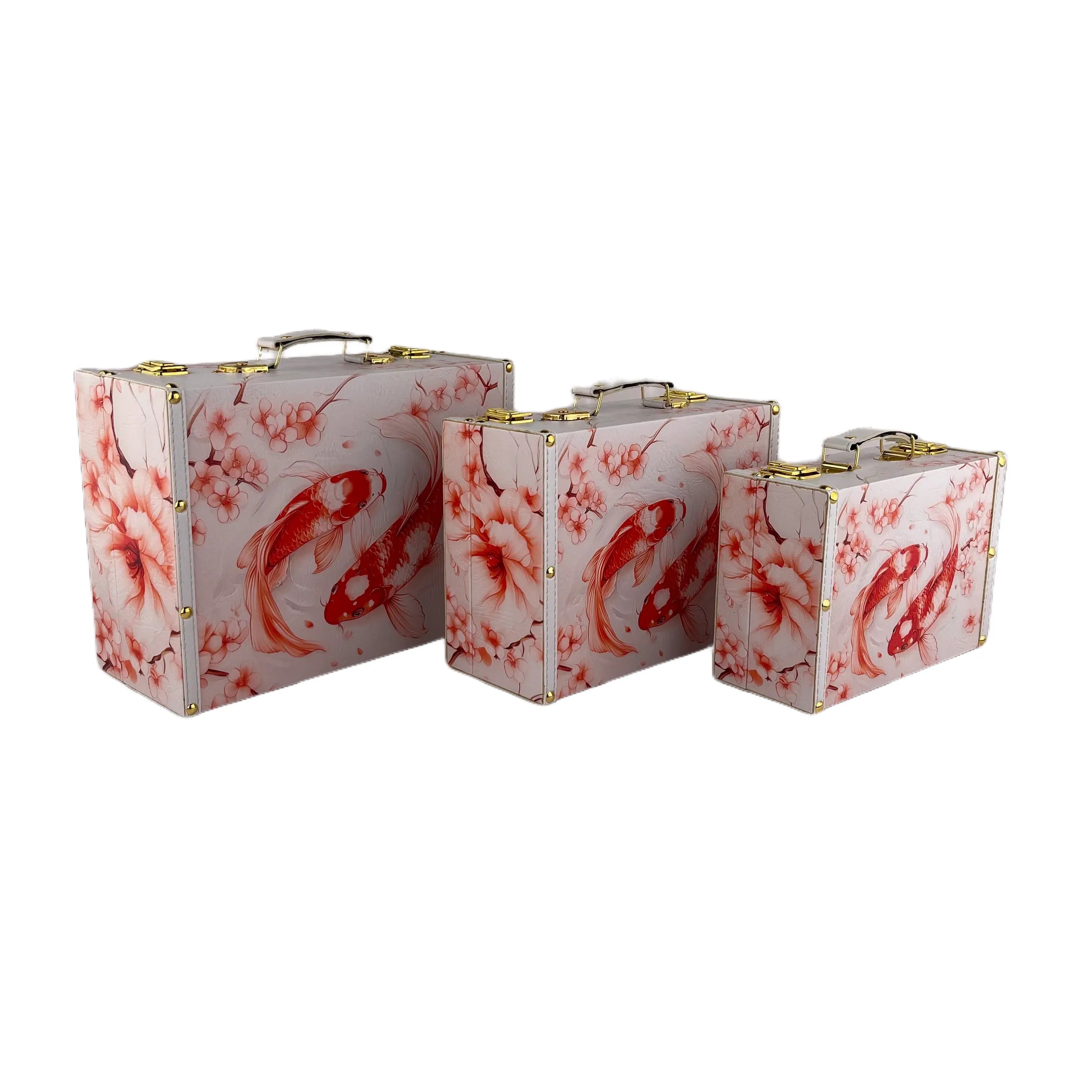 G172- Koi fish suitcase