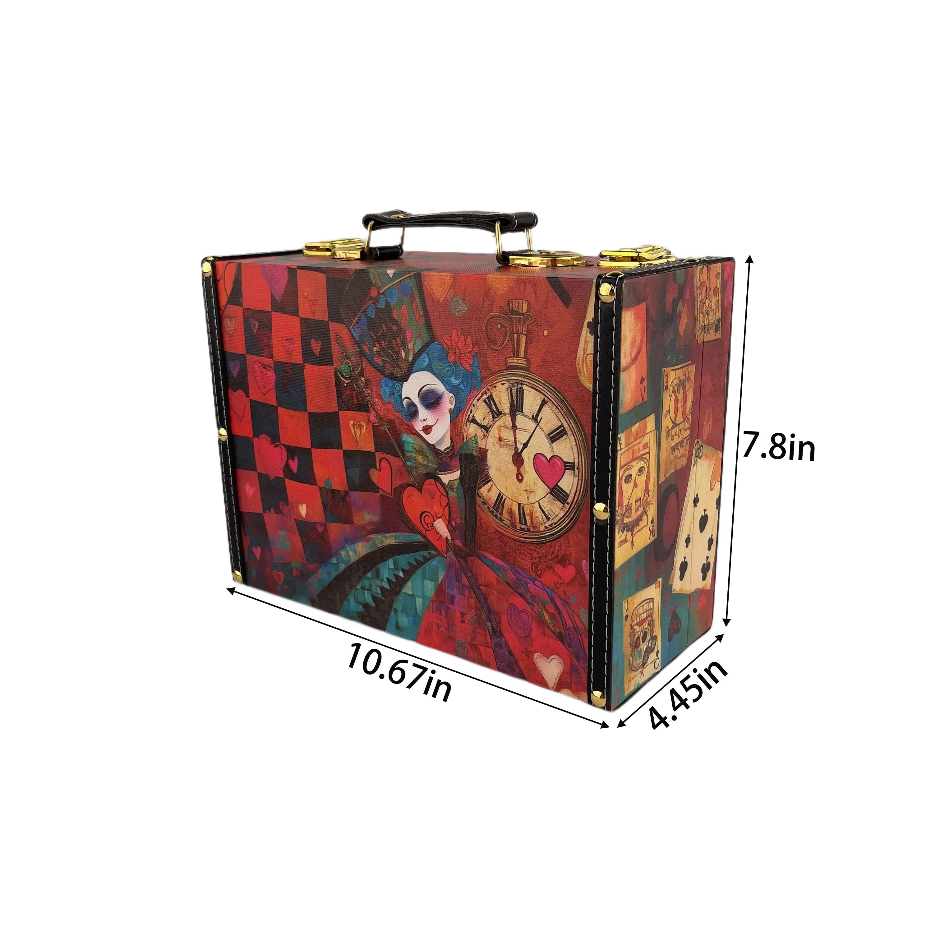 G193- Queen of Hearts Suitcase