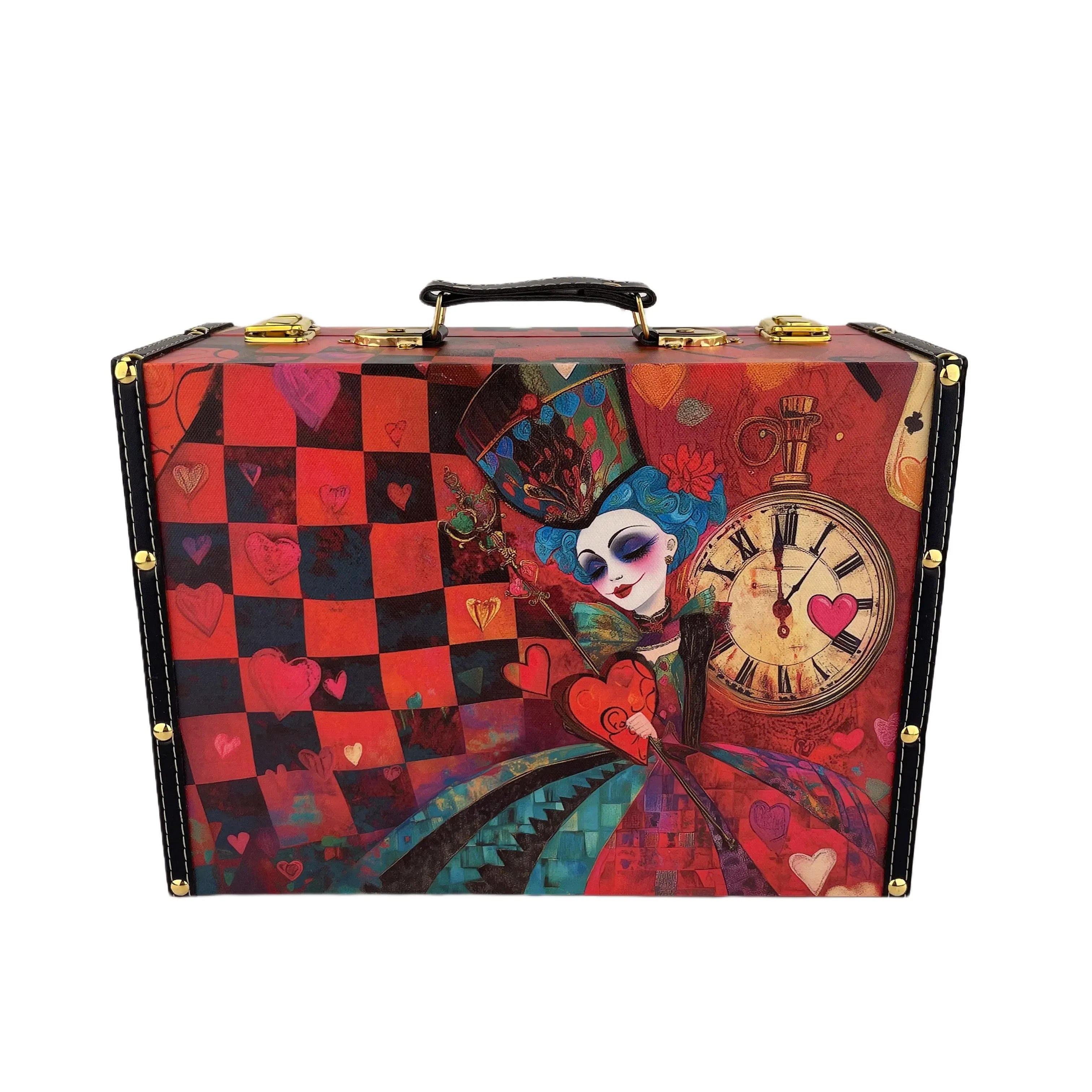 G193- Queen of Hearts Suitcase