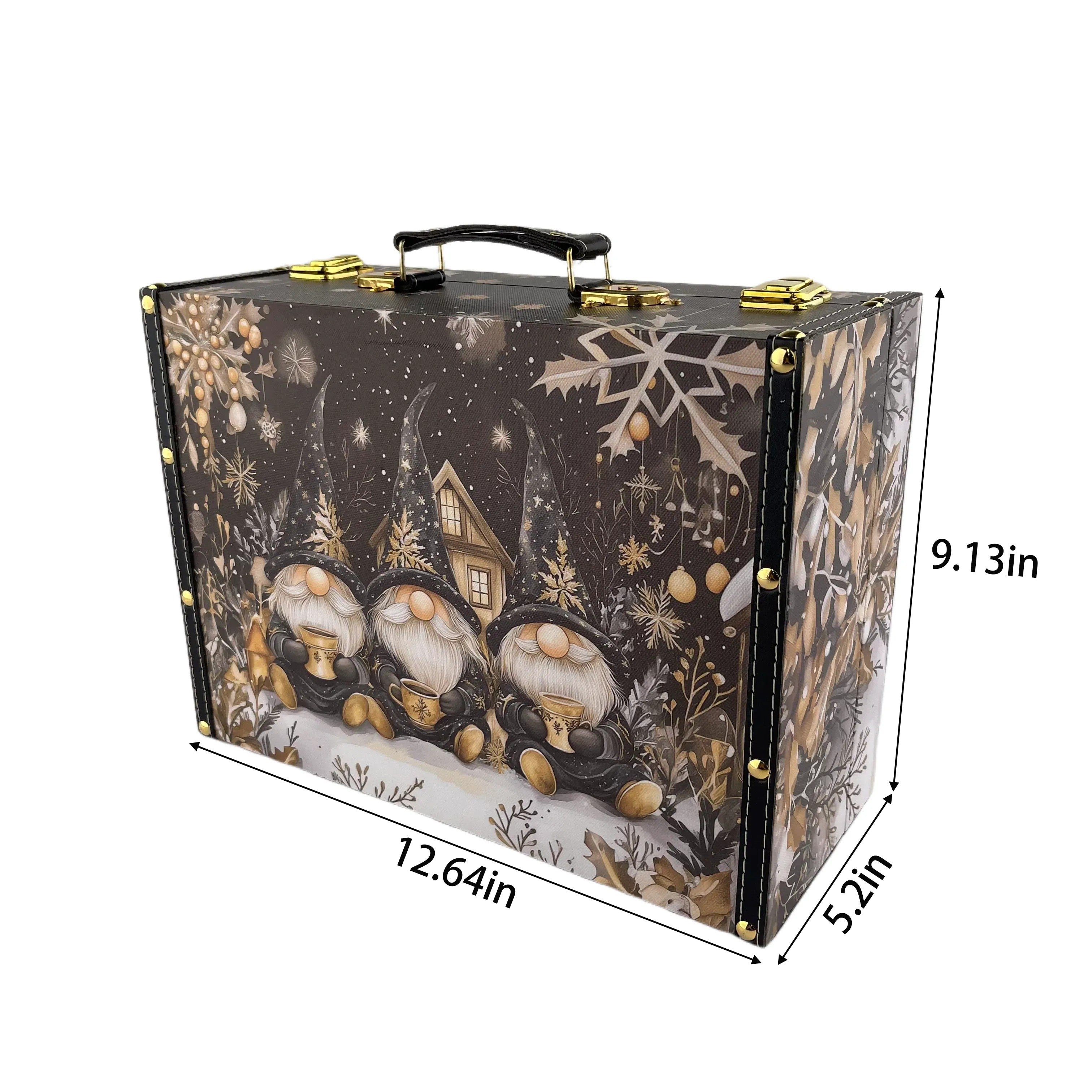 G200- Christmas Gnome Suitcase