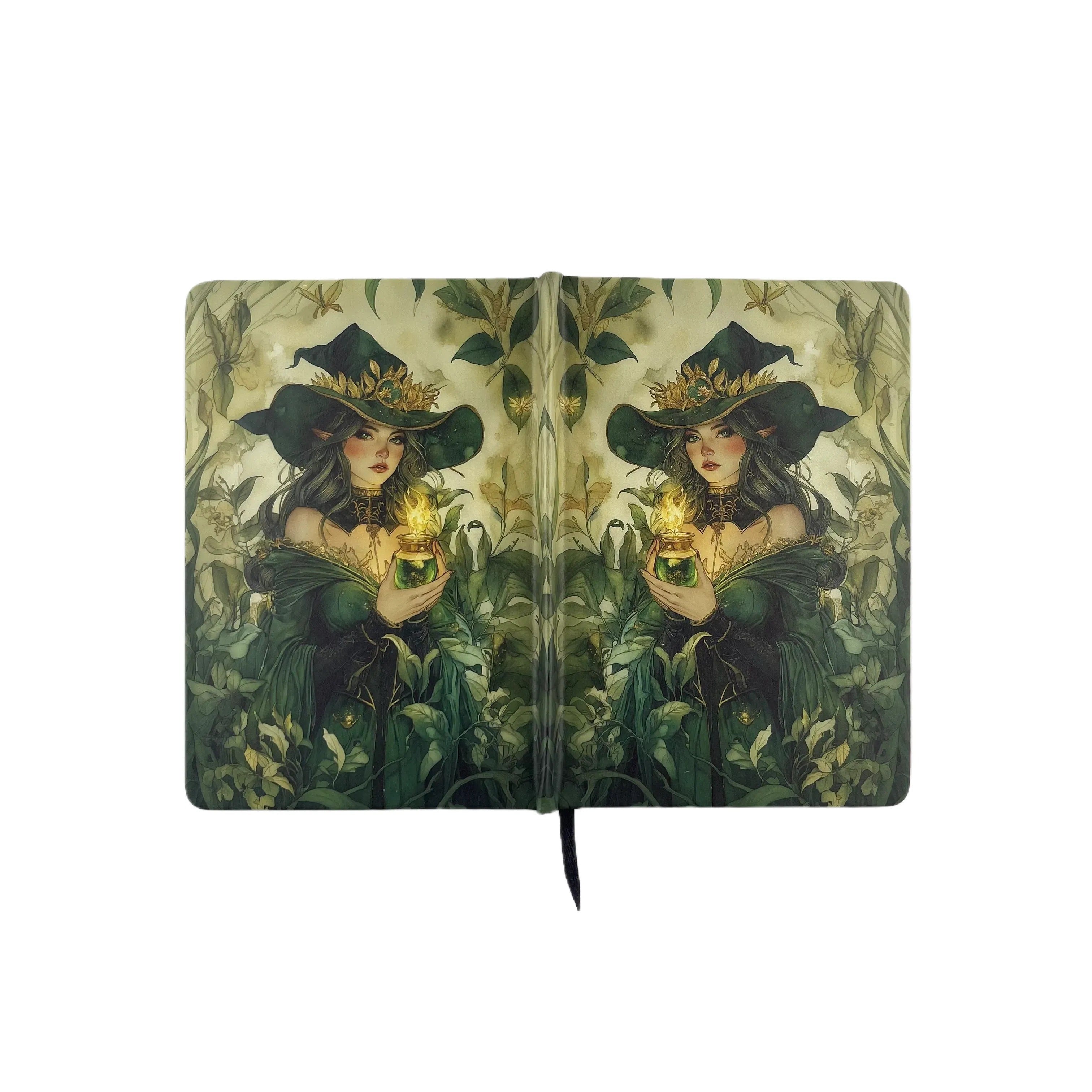 J108- Green Witch Journal *A5