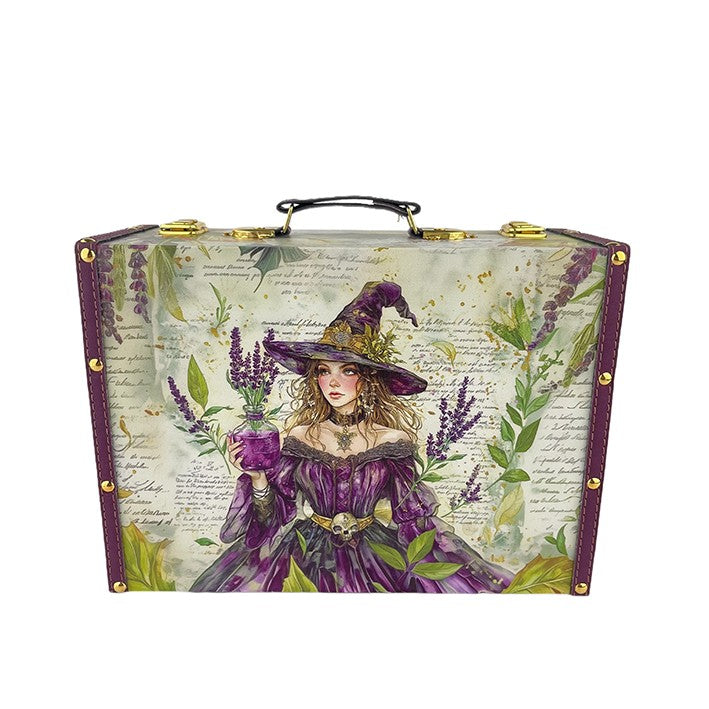 G207- Lavender Witch Suitcase