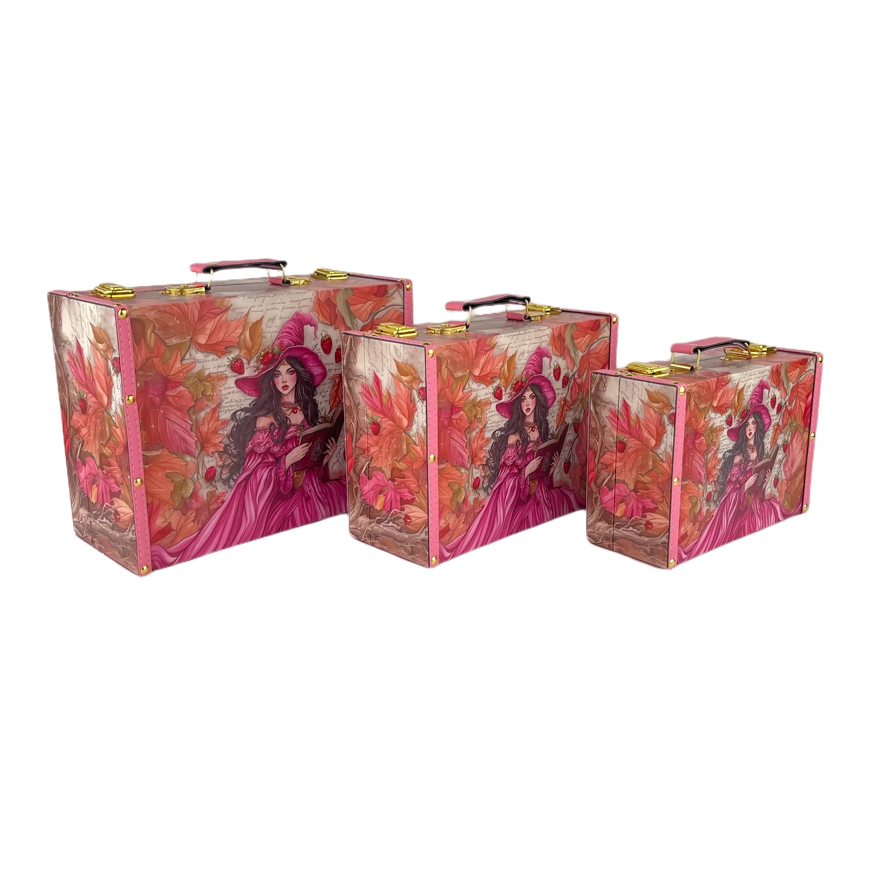 G213- Strawberry Witch Suitcase