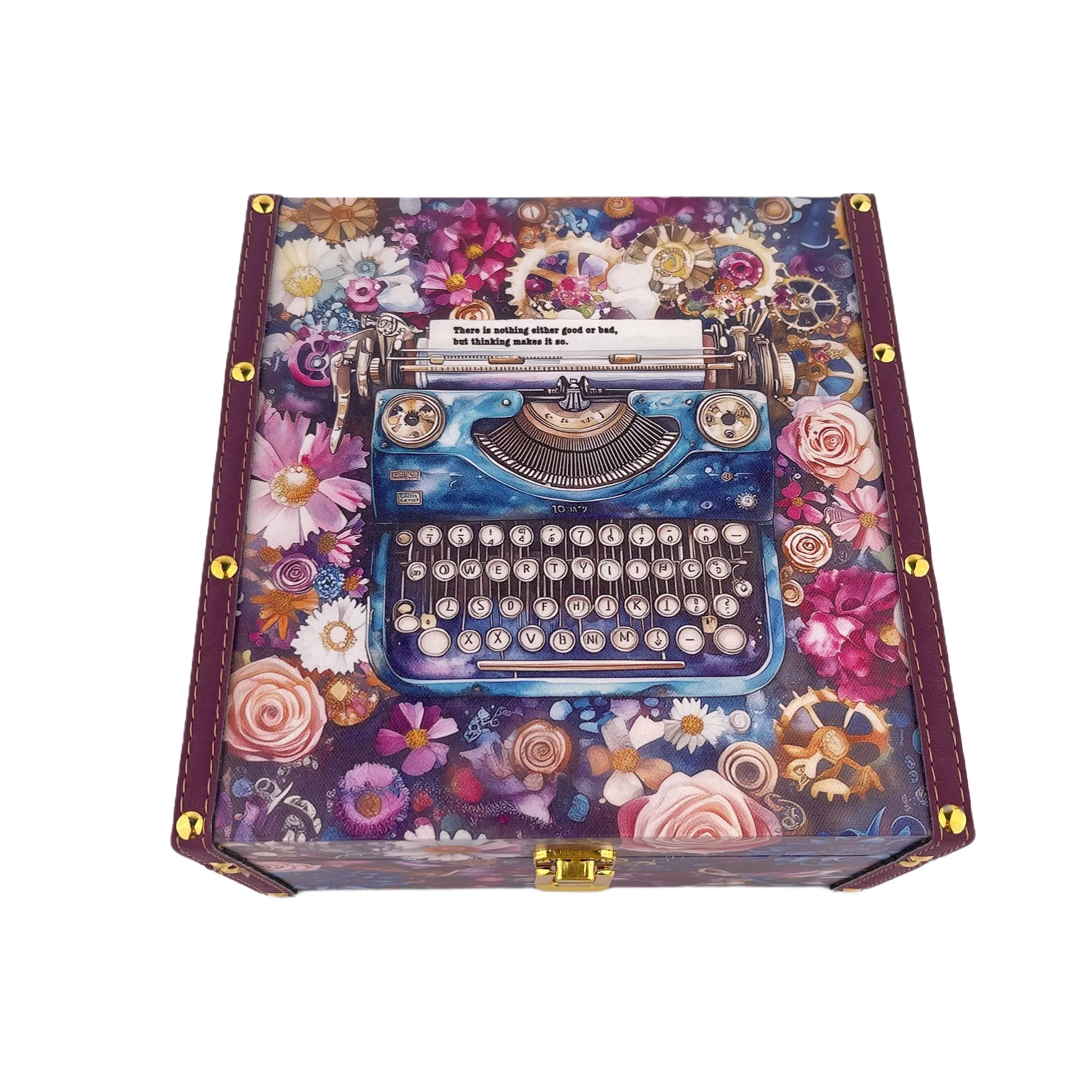 G215- Typewriters wooden box